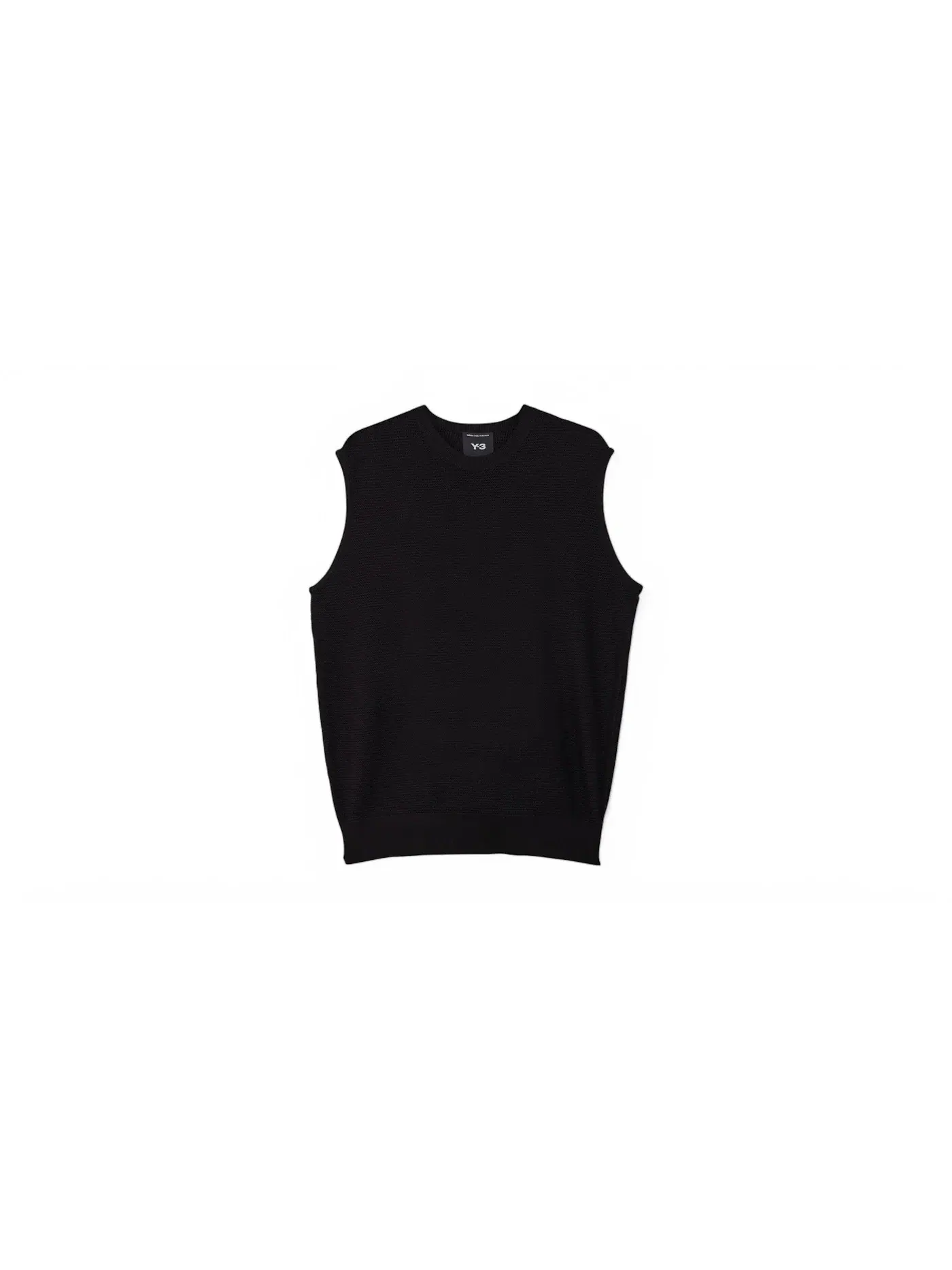 Мужской жилет с принтом Y-3 Graphic Knit Vest Adidas — изображение 1 из 1, черный