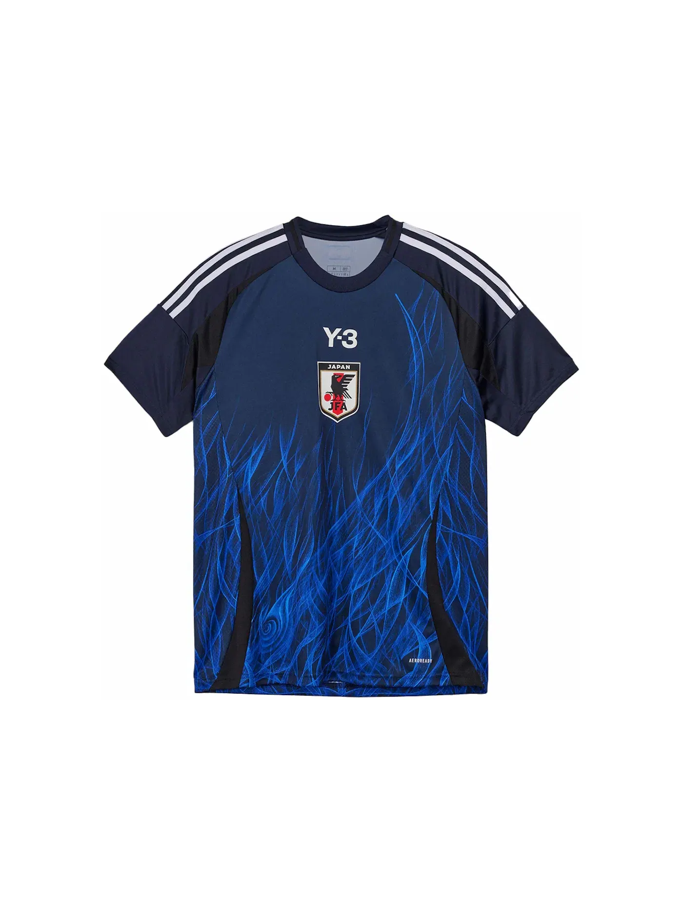 Мужская футболка с принтом Y-3 Japan Home Jersey Adidas — изображение 1 из 2, синий
