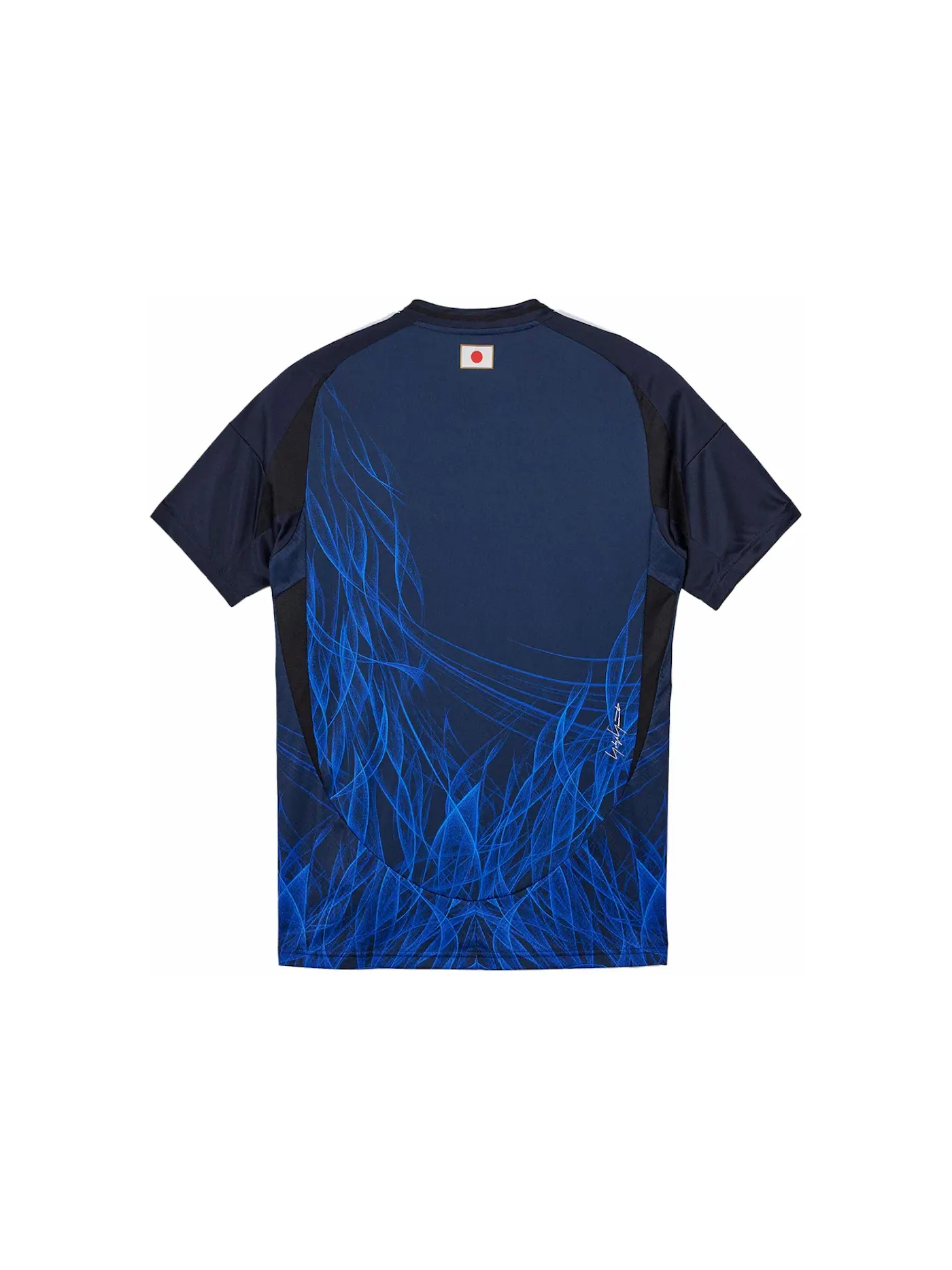 Мужская футбольная футболка с принтом Y-3 Japan Home Jersey Adidas — изображение 2 из 2, синий