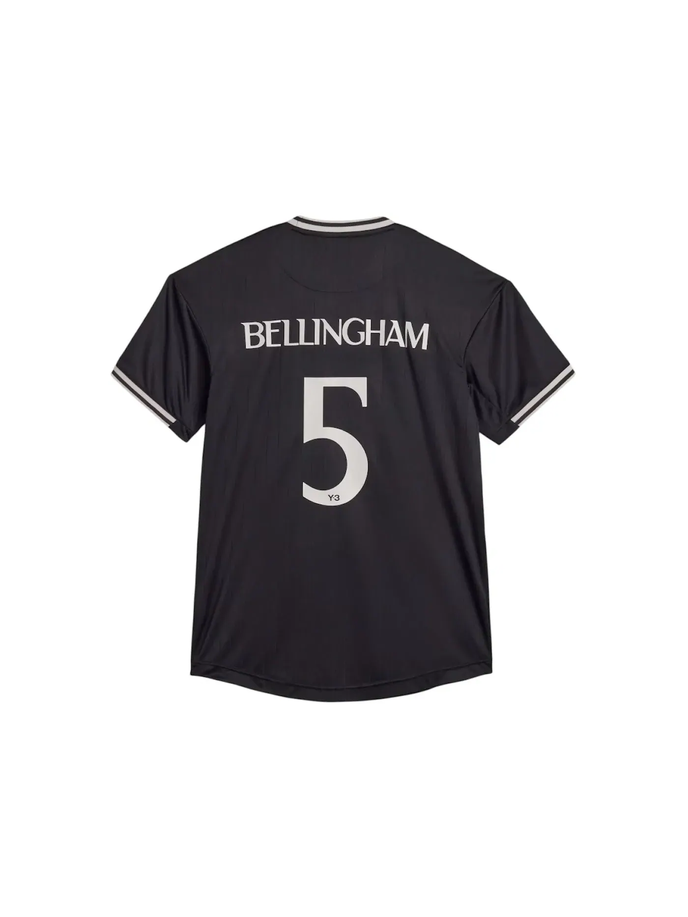 Мужская футболка с принтом Adidas Y-3 Jude Bellingham Football Short Sleeve Jersey — изображение 2 из 2, черный