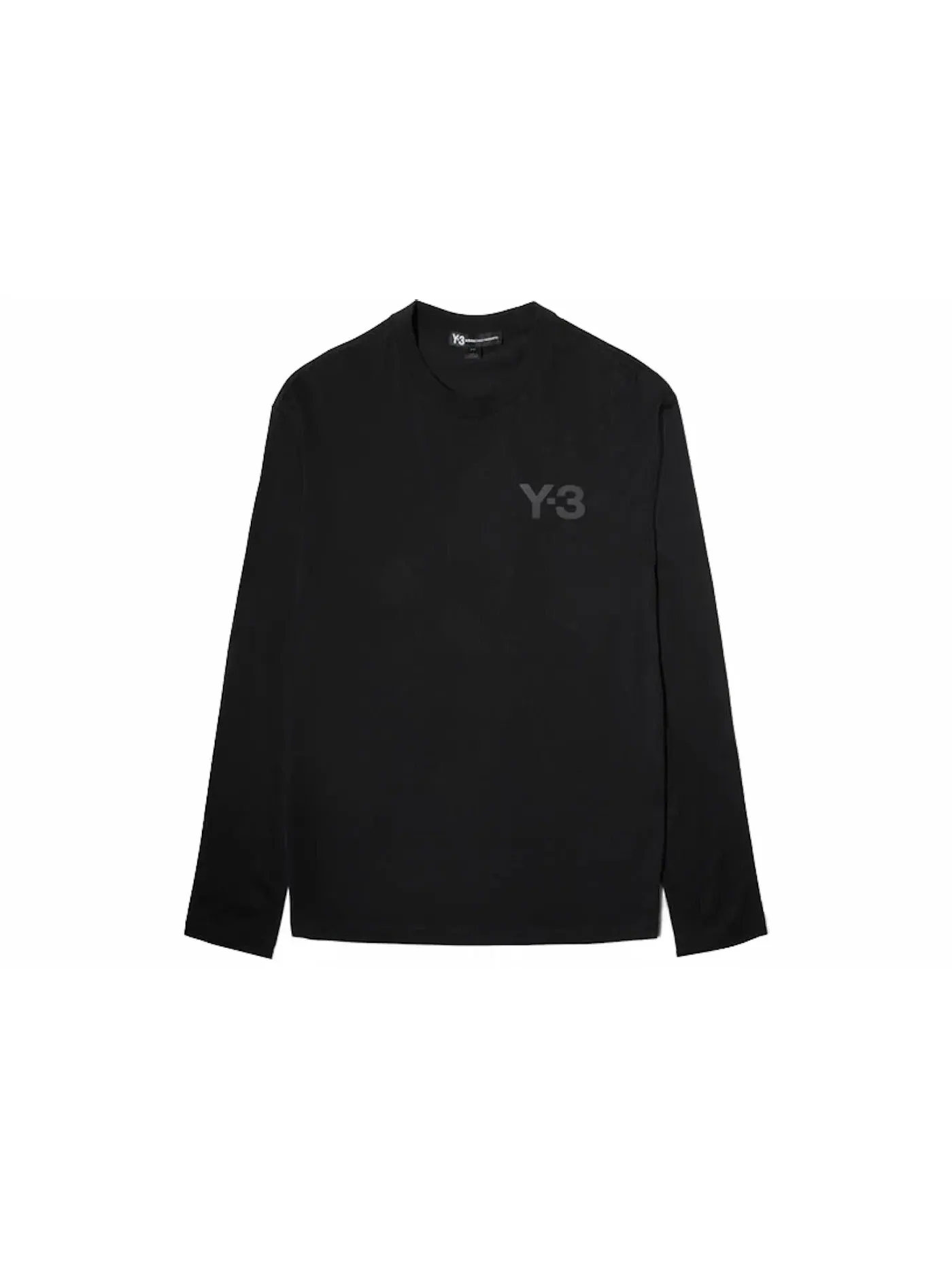 Мужская футболка с длинным рукавом Y-3 Logo Adidas — изображение 1 из 1, черный