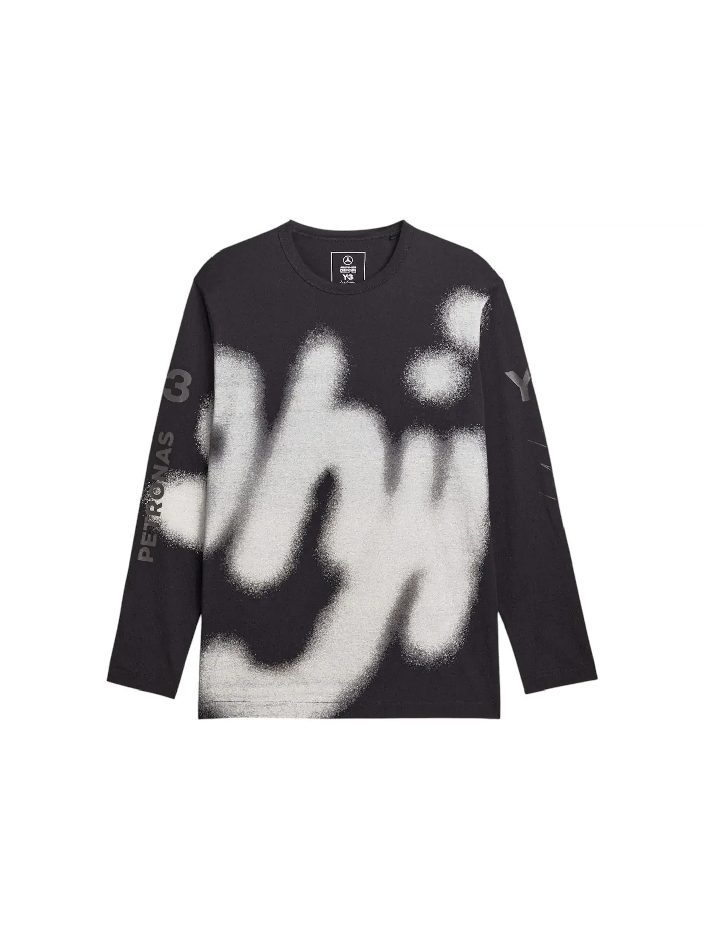 Детская футболка с длинным рукавом Y-3 Mercedes AMG Petronas Formula 1 Team Yohji Graphic Tee Adidas — изображение 1 из 1