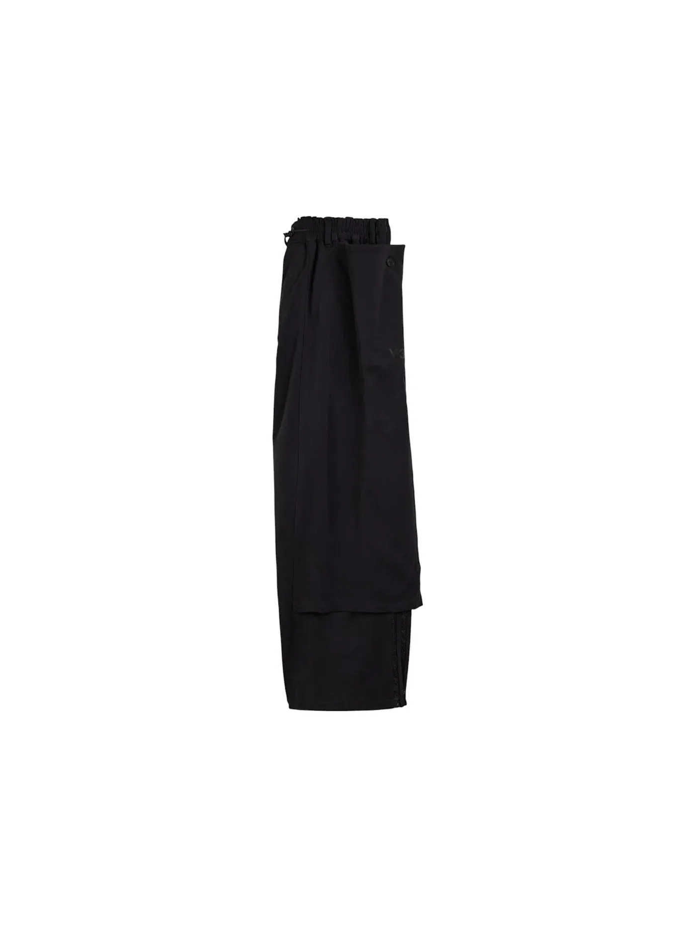 Мужские спортивные штаны с полосками Y-3 Mesh Stripes Track Pants Adidas — изображение 1 из 1, черный