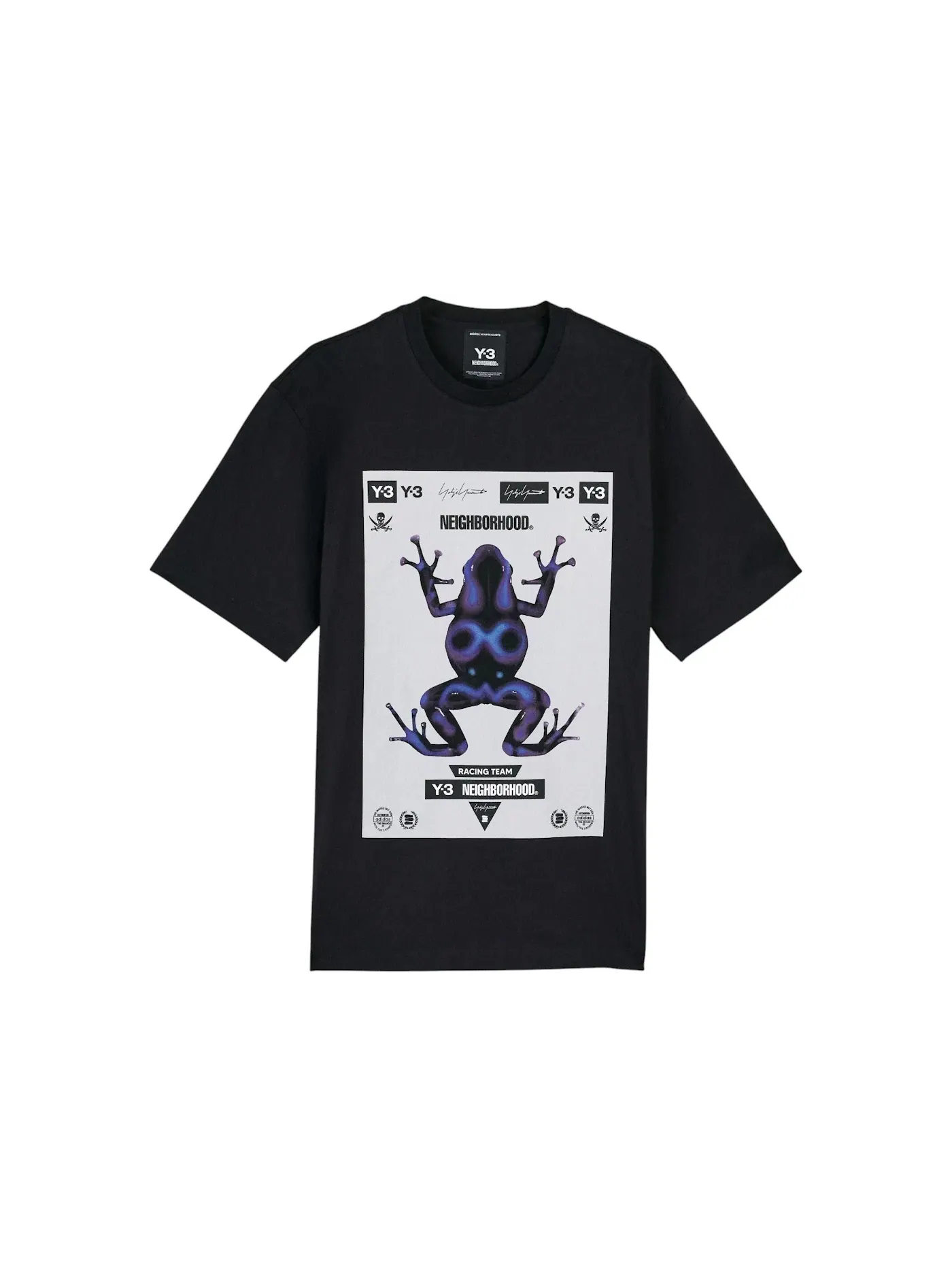 Мужская футболка с принтом Y-3 NBHD Graphic Tee Adidas — изображение 1 из 1, черный