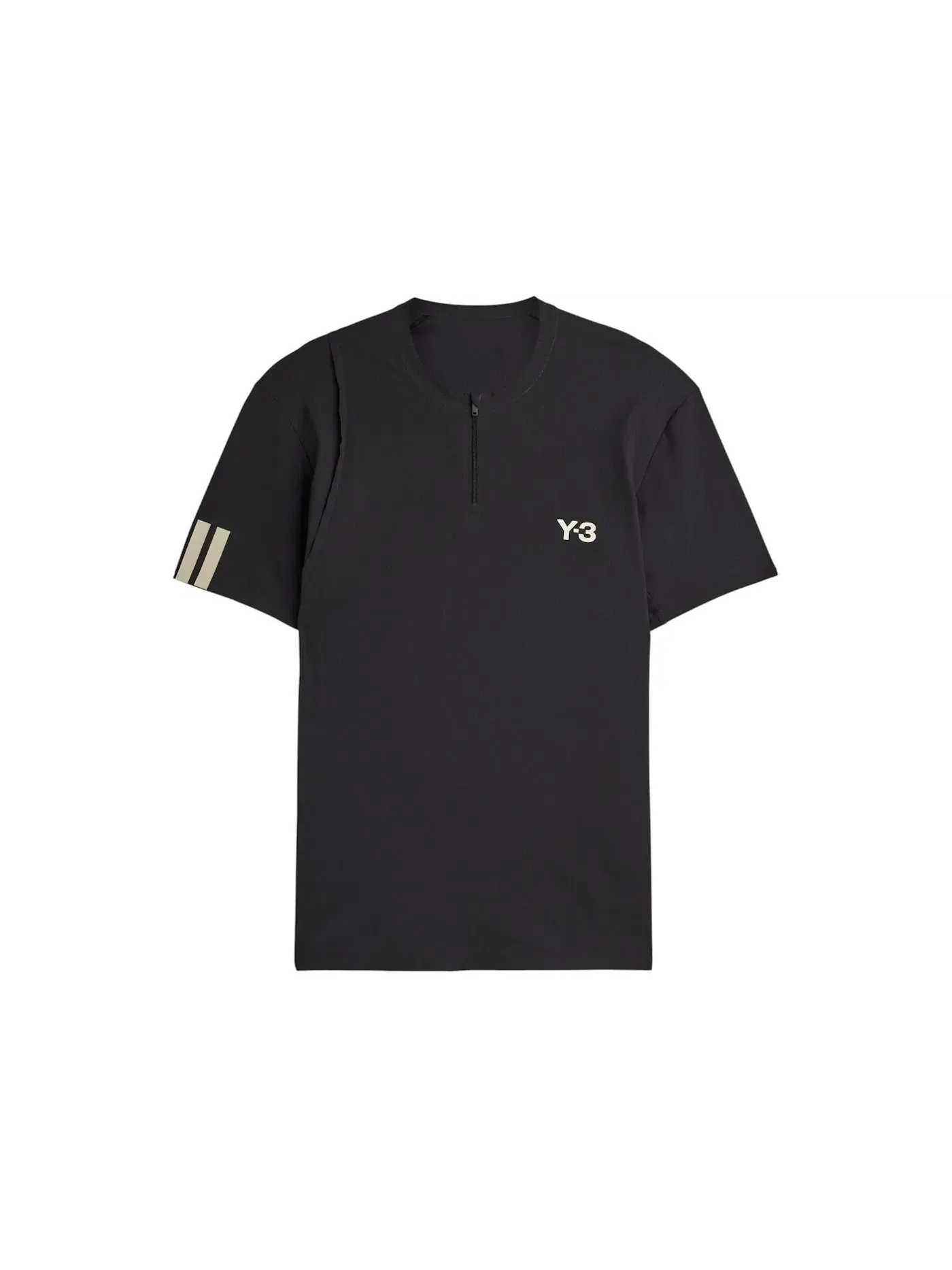 Мужская футболка с застежкой-молнией Y-3 Pro Freelift Zip Tee Adidas — изображение 1 из 1, черный