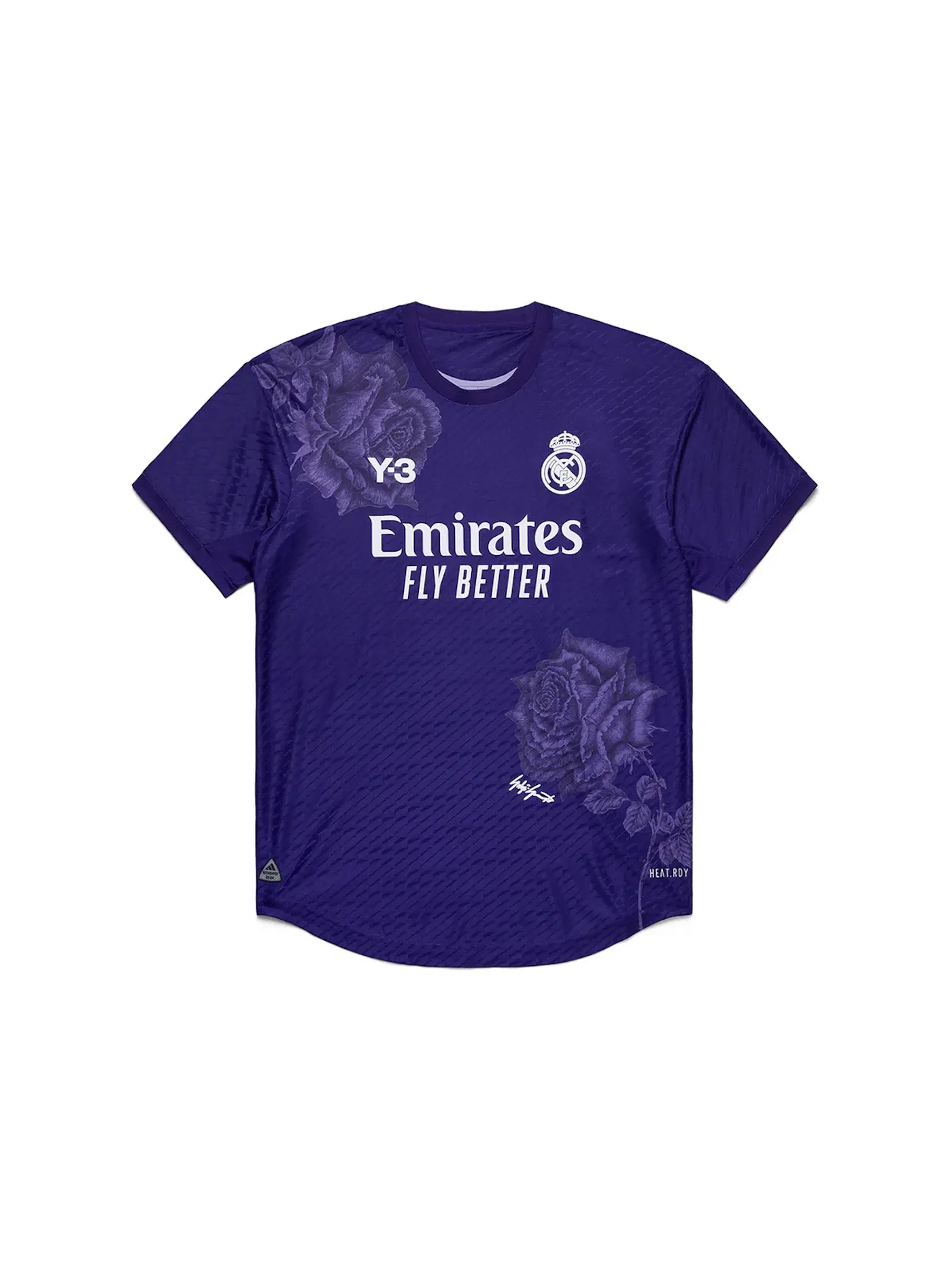 Мужская футбольная футболка с технологией HEAT.RDY Jersey Adidas — изображение 1 из 4, темный фиолетовый