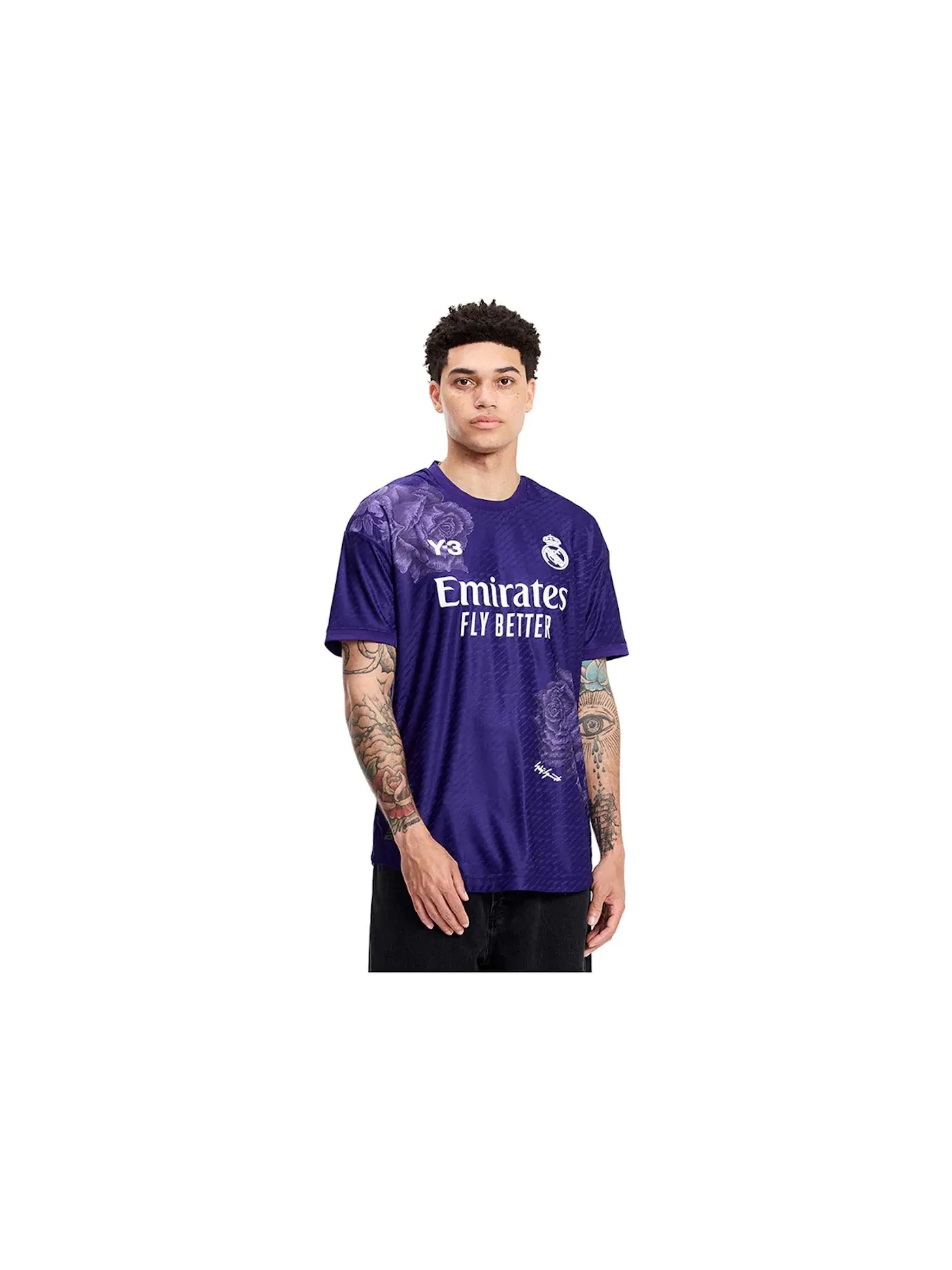 Мужская футбольная футболка с технологией HEAT.RDY Jersey Adidas — изображение 4 из 4, темный фиолетовый