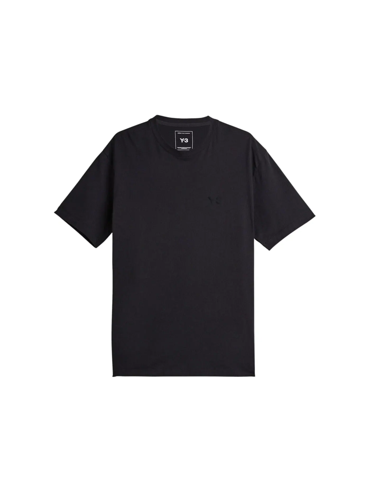 Унисекс футболка с коротким рукавом Y-3 Regular Short Sleeve Tee Adidas — изображение 1 из 1, черный