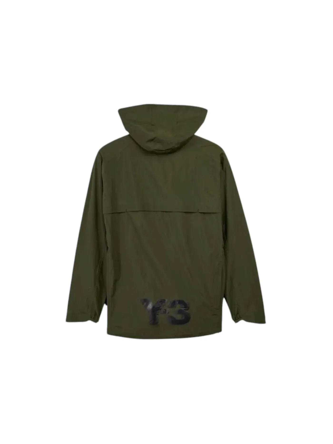 Мужская куртка с водоотталкивающей отделкой Adidas Y-3 Running IX0000 Jacket — изображение 2 из 2, оливковый зеленый