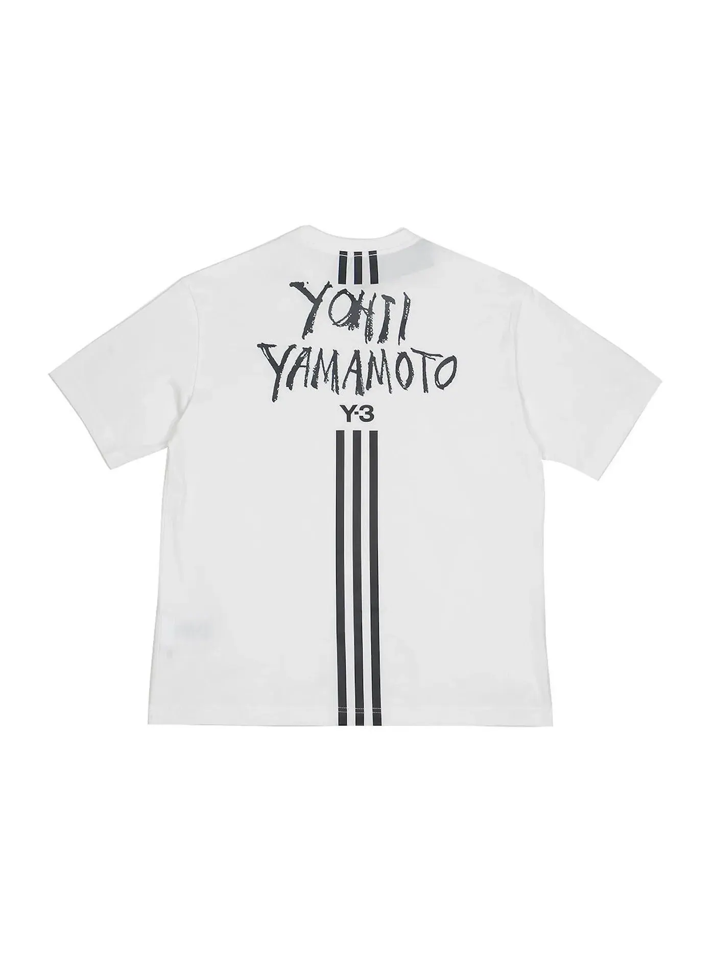 Мужская футболка с принтом Y-3 Signature Graphic Short Sleeve Tee Adidas — изображение 1 из 2, белый
