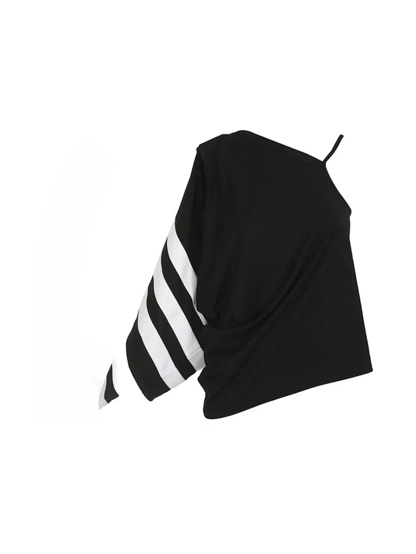 Женский топ с принтом Y-3 3 Stripes Adidas — изображение 1 из 2, черный/белый