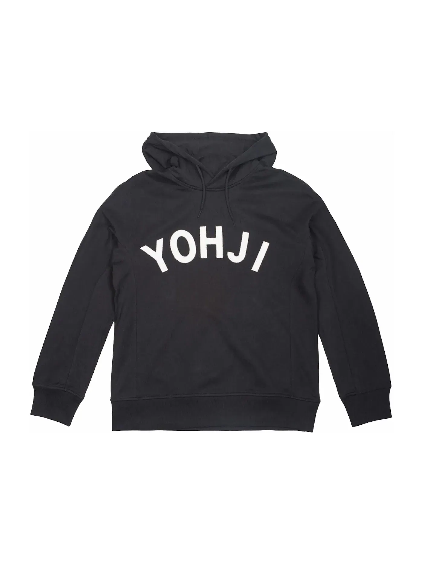 Мужской худи с принтом Y-3 Yohji Letters Adidas — изображение 1 из 1, черный/белый