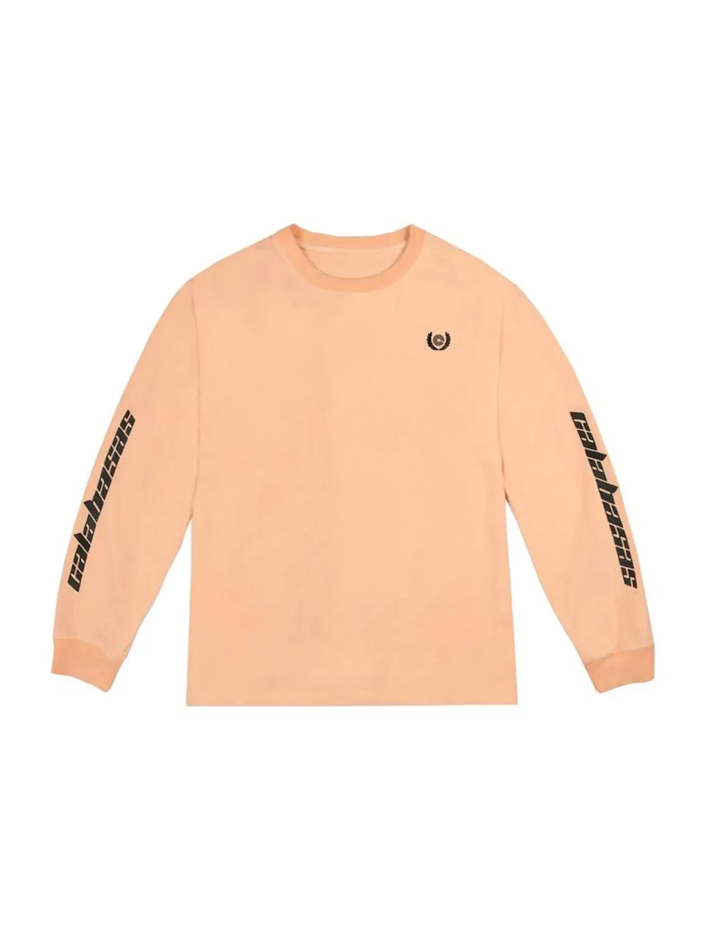 Унисекс футболка с длинным рукавом с принтом Tee Adidas — изображение 1 из 2, неоновый оранжевый