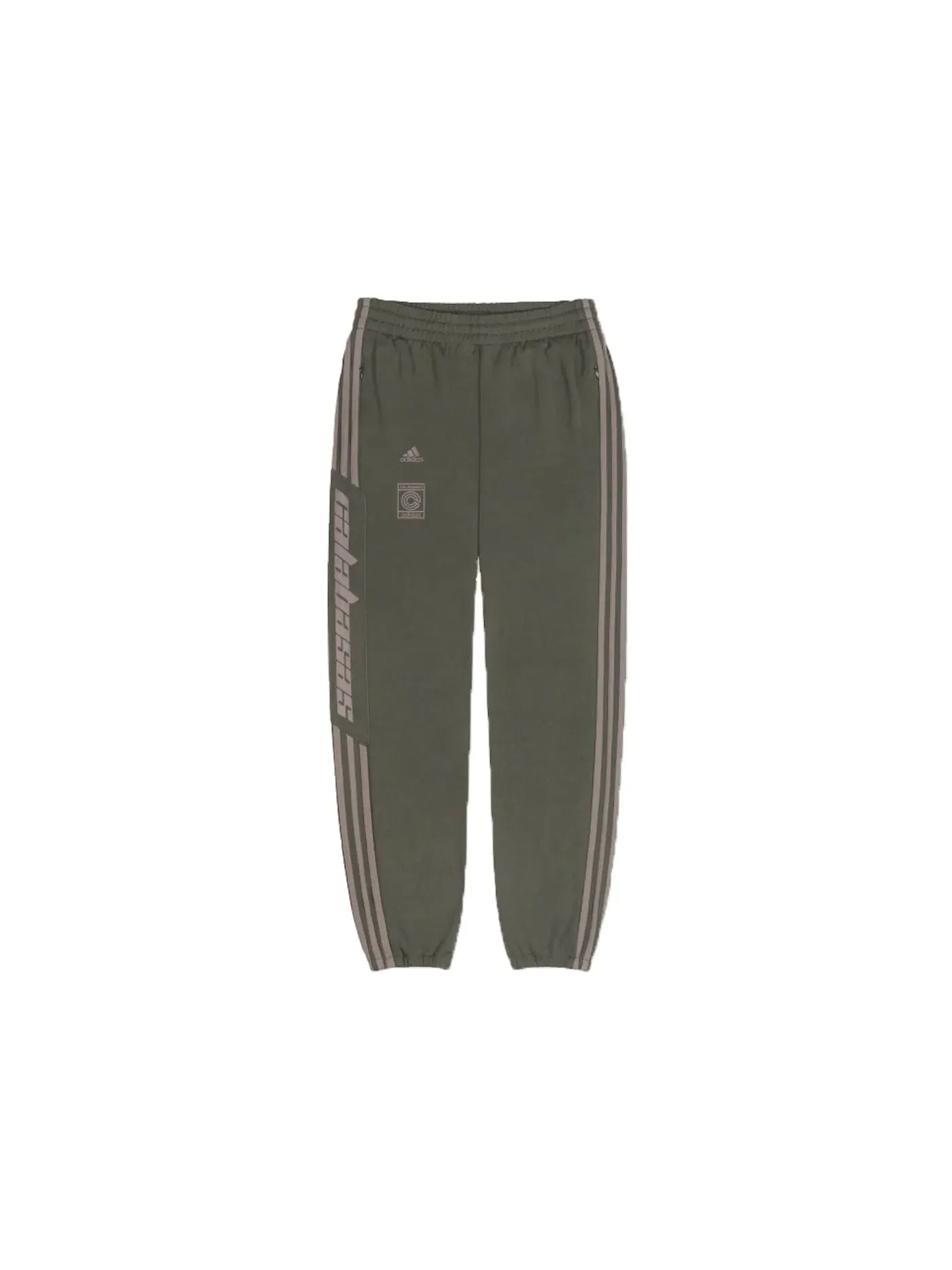 Мужские спортивные штаны с принтом Calabasas Adidas, Core/Mink — изображение 1 из 1