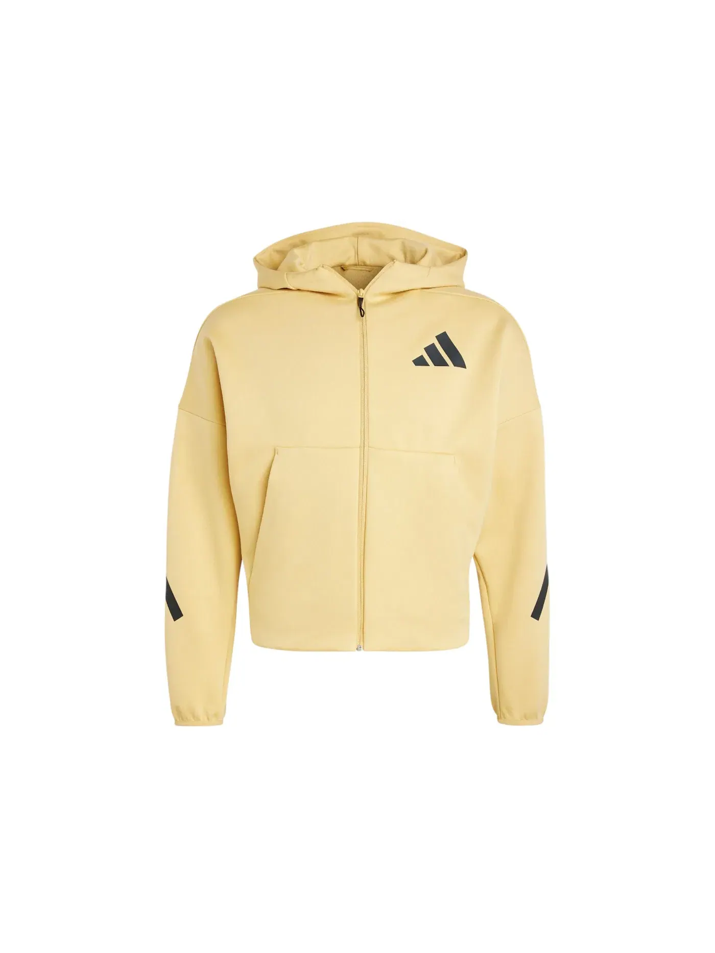 Женская худи на молнии Oat Adidas — изображение 1 из 1, овсяный
