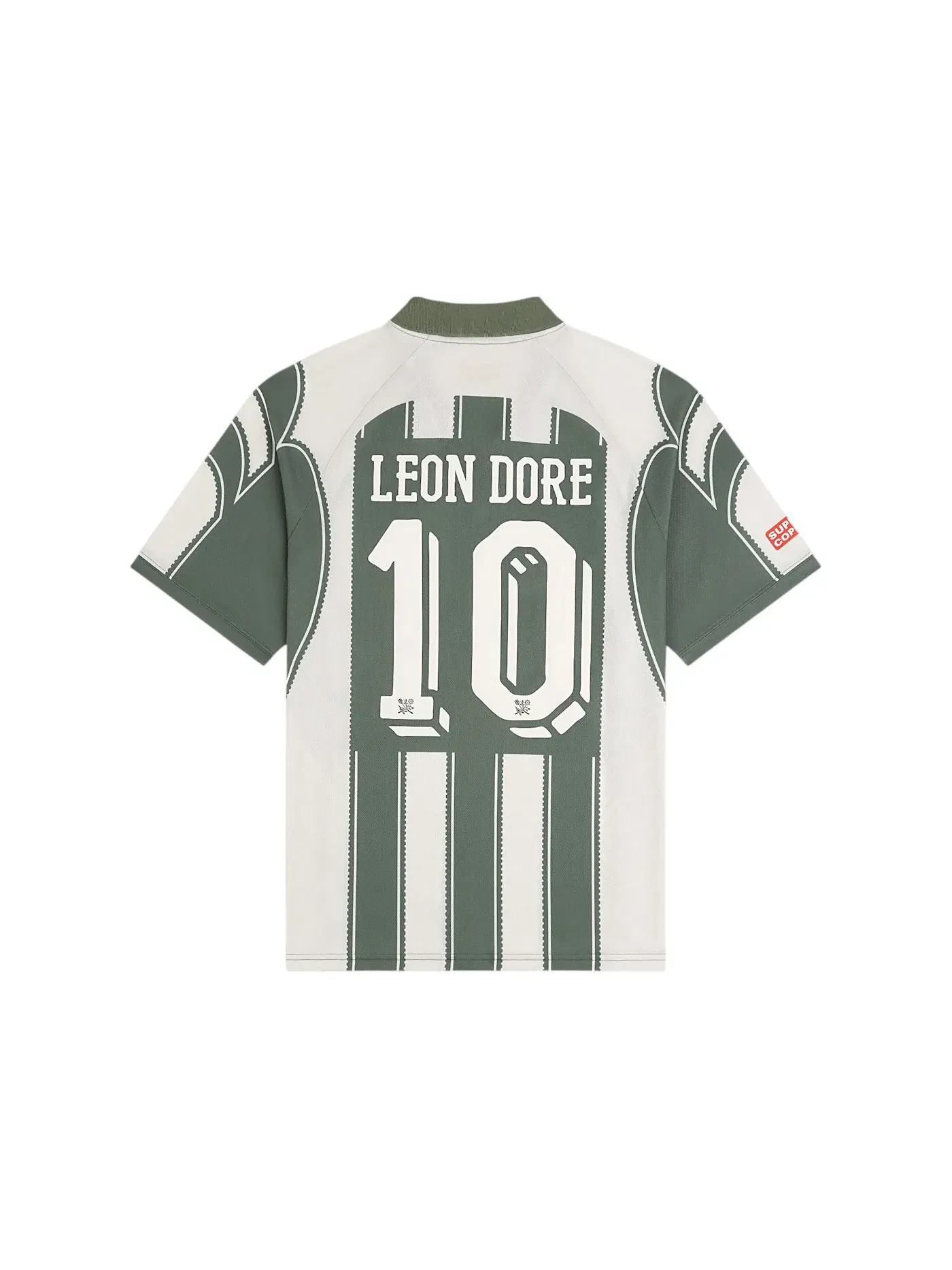 Мужская футбольная джерси Aime Cup Jersey Aime Leon Dore — изображение 2 из 2, оливковый