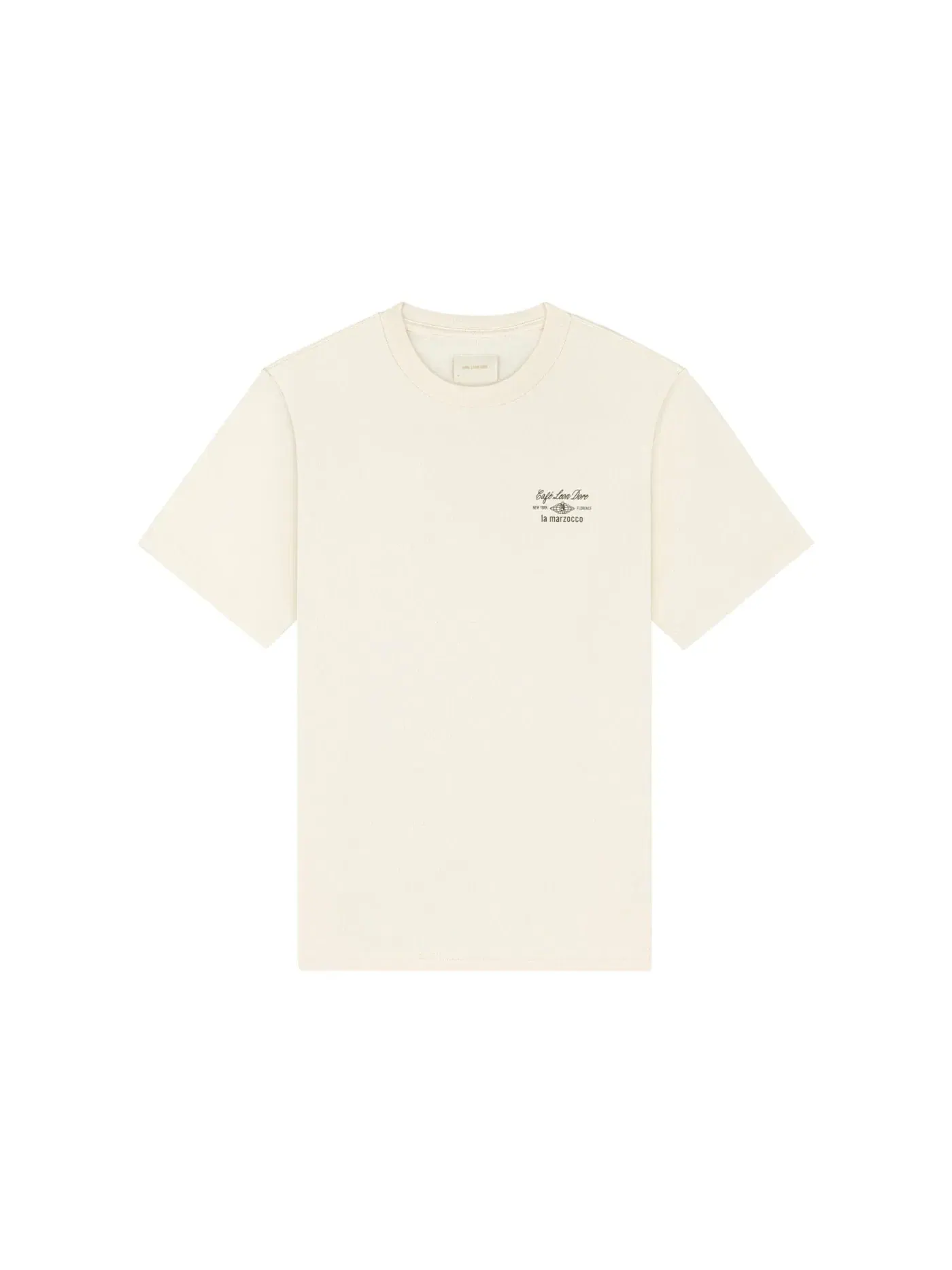 Мужская футболка хлопковая Aime Leon Dore Tee — изображение 2 из 2, белый