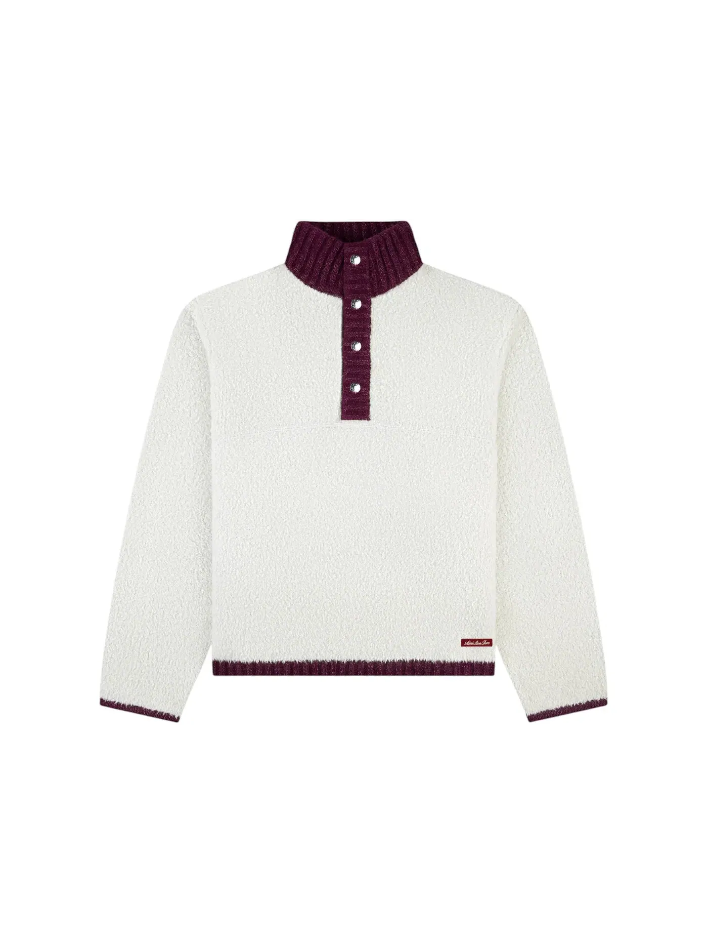 Мужской пуловер с воротником Chalet Knit Pullover Aime Leon Dore, Oatmeal Melange — изображение 1 из 1