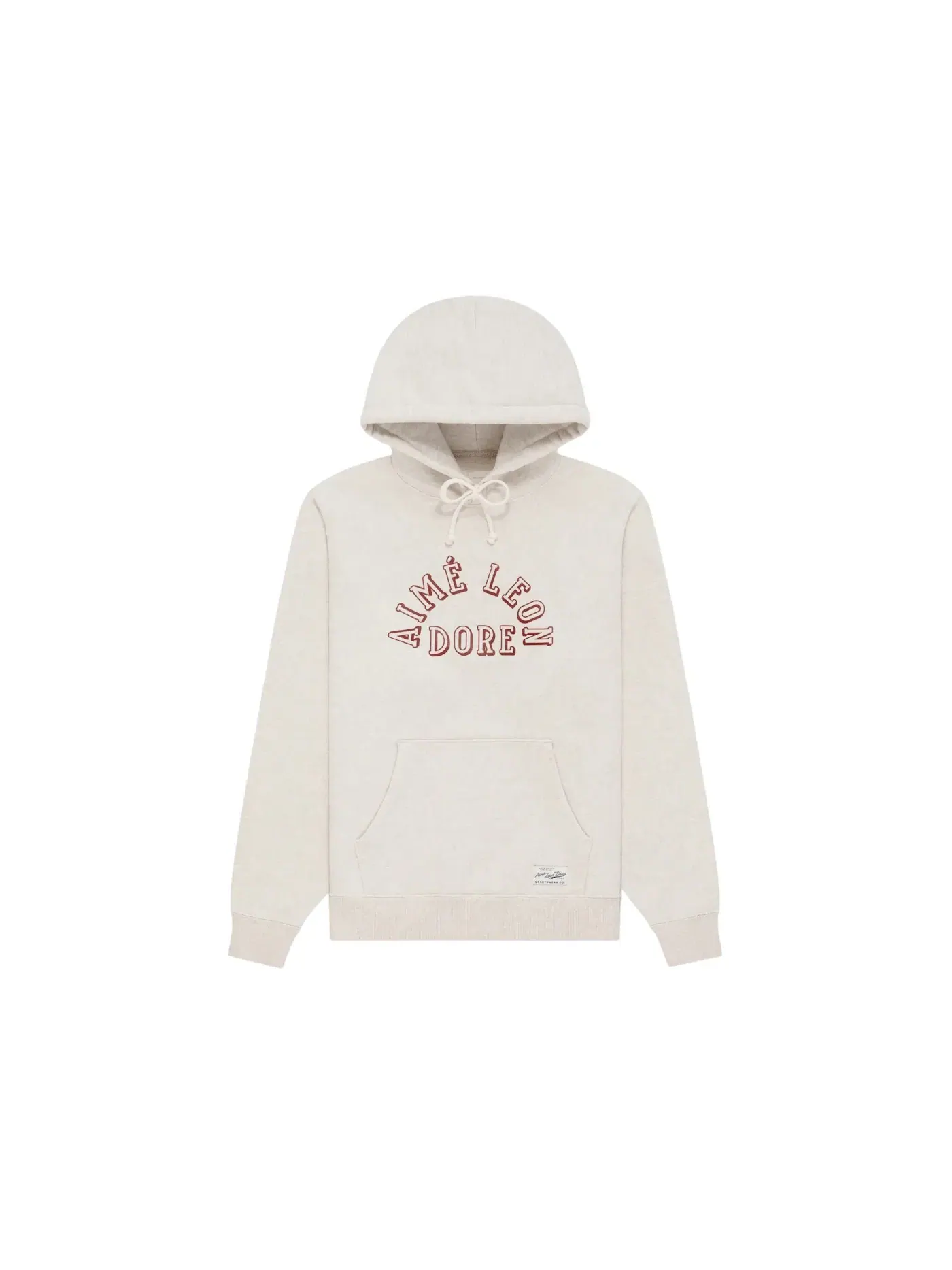 Мужской худи с принтом Aime Leon Dore Collegiate Logo Hoodie — изображение 1 из 1, овсяный