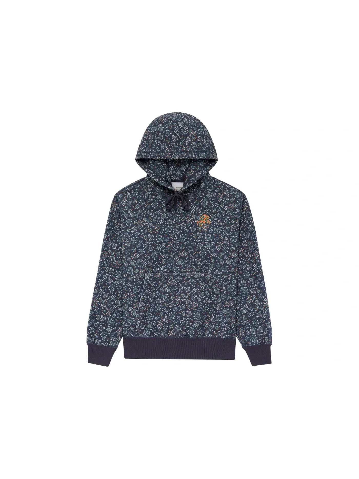 Мужской худи с принтом Drake's Floral Aime Leon Dore — изображение 1 из 2, синий