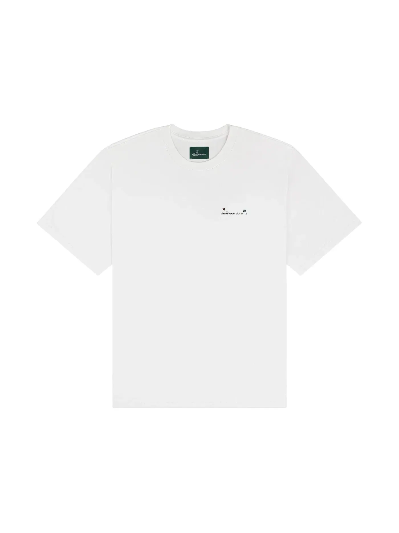 Мужская футболка хлопковая Aime Leon Dore Golf Tour Tee — изображение 2 из 2, белый