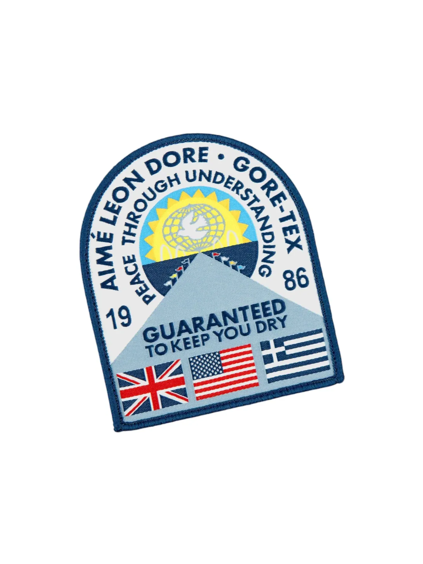 Мужская куртка-оболочка с принтом Aime Leon Dore Offshore Shell Jacket — изображение 3 из 3, черный