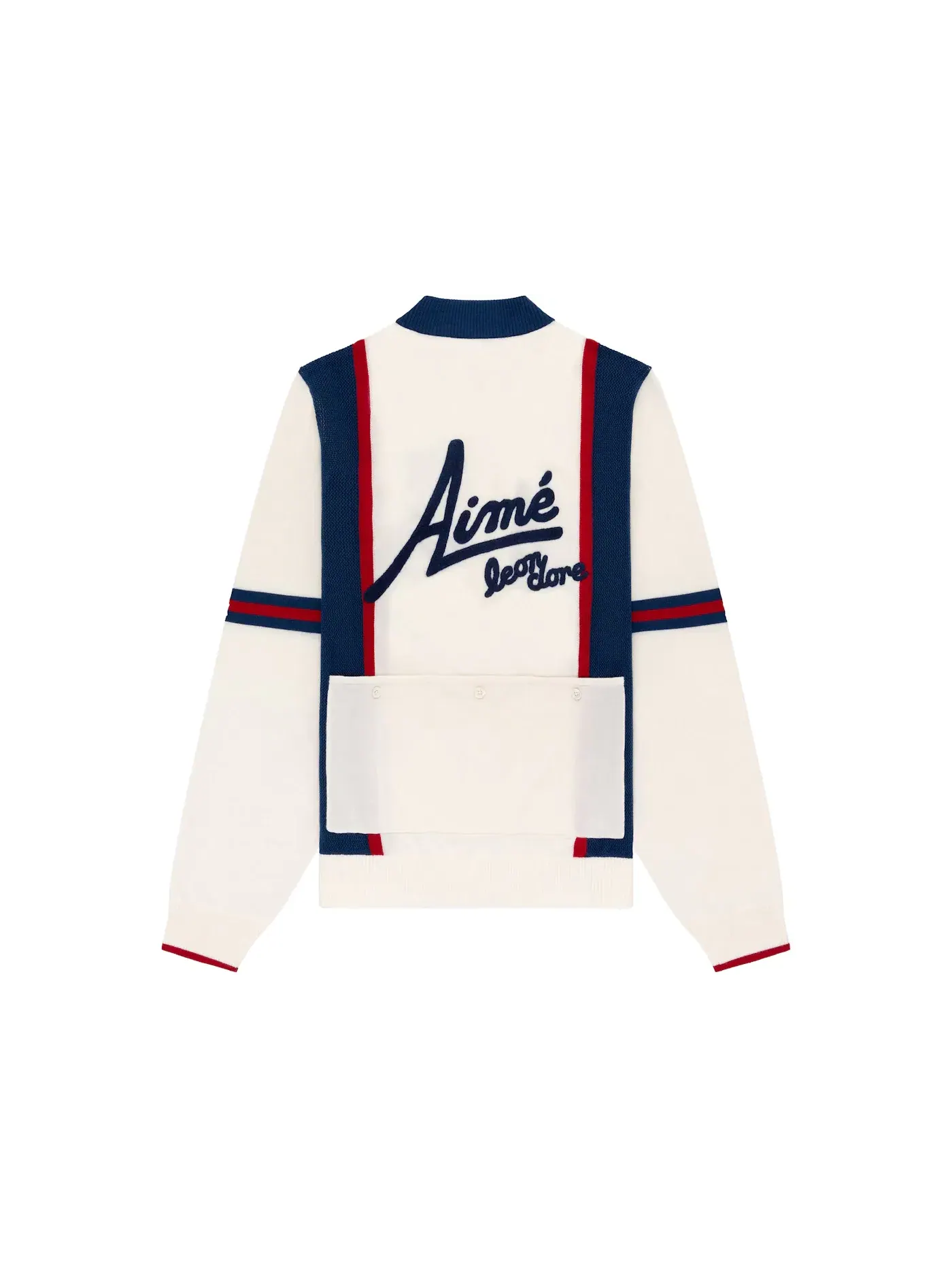 Мужская велосипедная джерси с длинным рукавом Aime Leon Dore Jersey — изображение 2 из 2, белый
