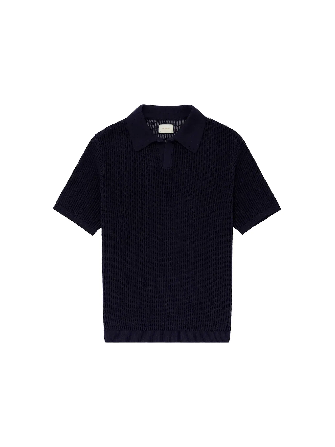 Мужское поло из сетки Polo (SS23) Aime Leon Dore — изображение 1 из 2, темно-синий