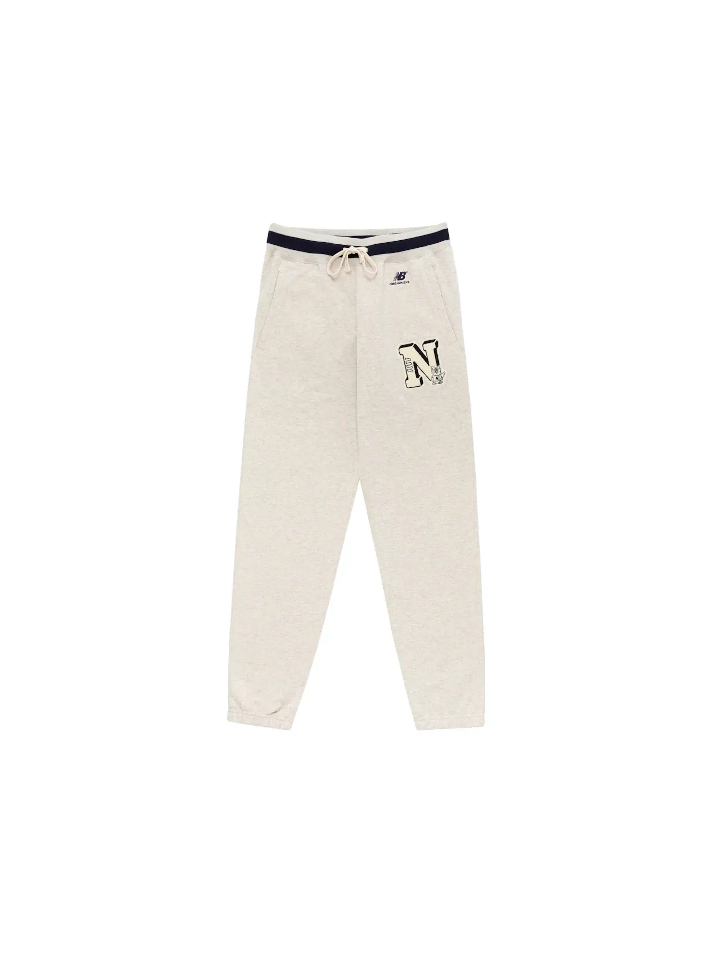 Мужские спортивные штаны с принтом Sweatpants Aime Leon Dore — изображение 1 из 1, овсяный