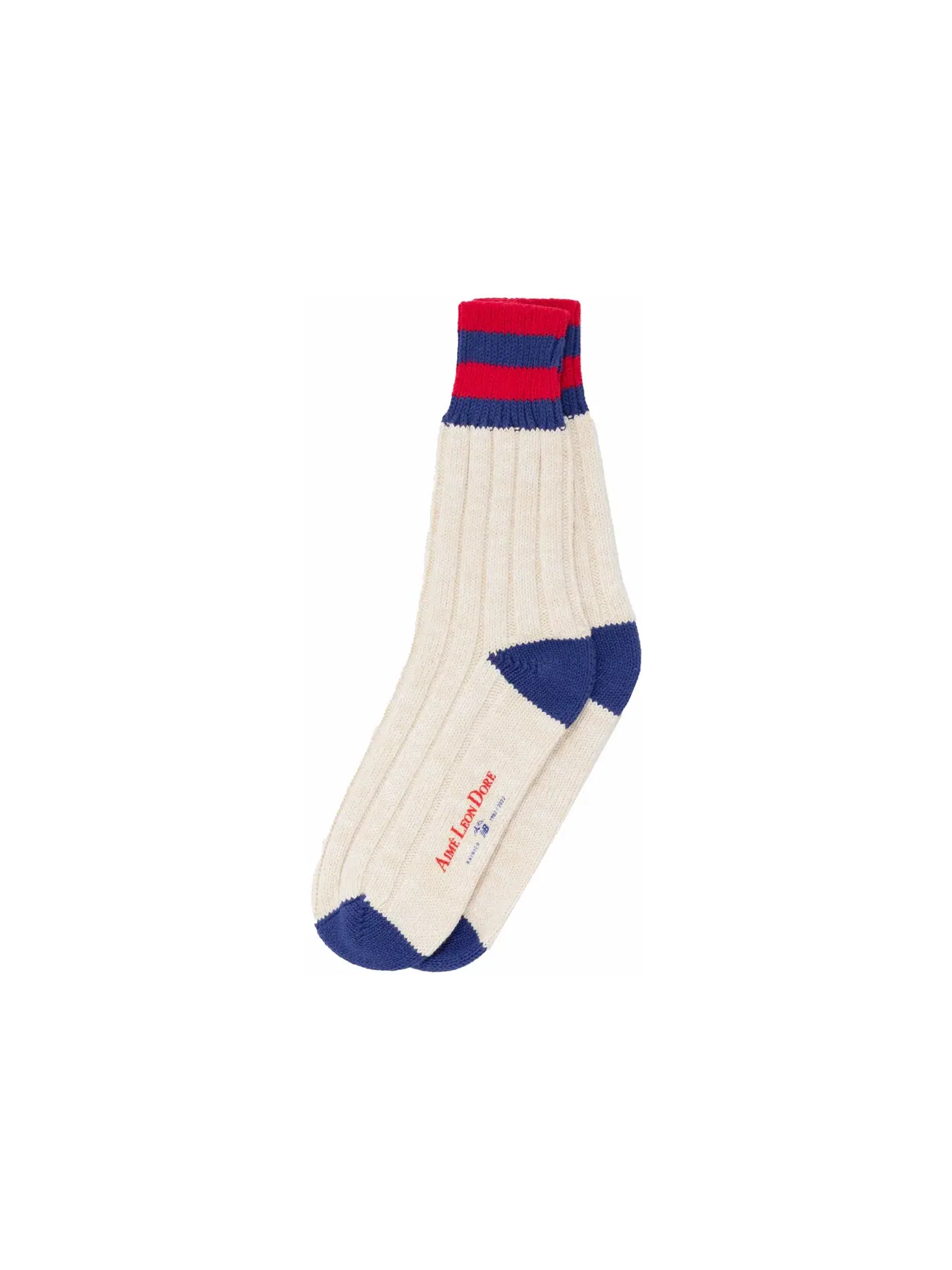 Унисекс носки Striped Boot Sock Aime Leon Dore — изображение 1 из 1, бежевый