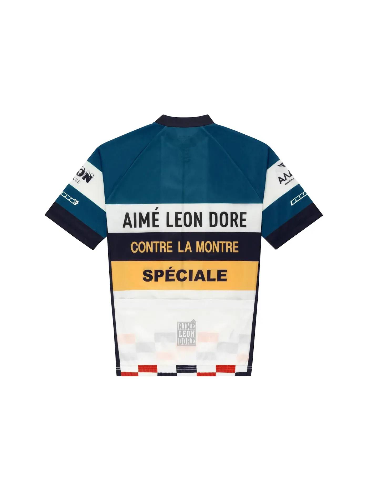 Мужская велосипедная джерси с принтом Poly Cycling Jersey Aime Leon Dore — изображение 2 из 2, мульти/синий