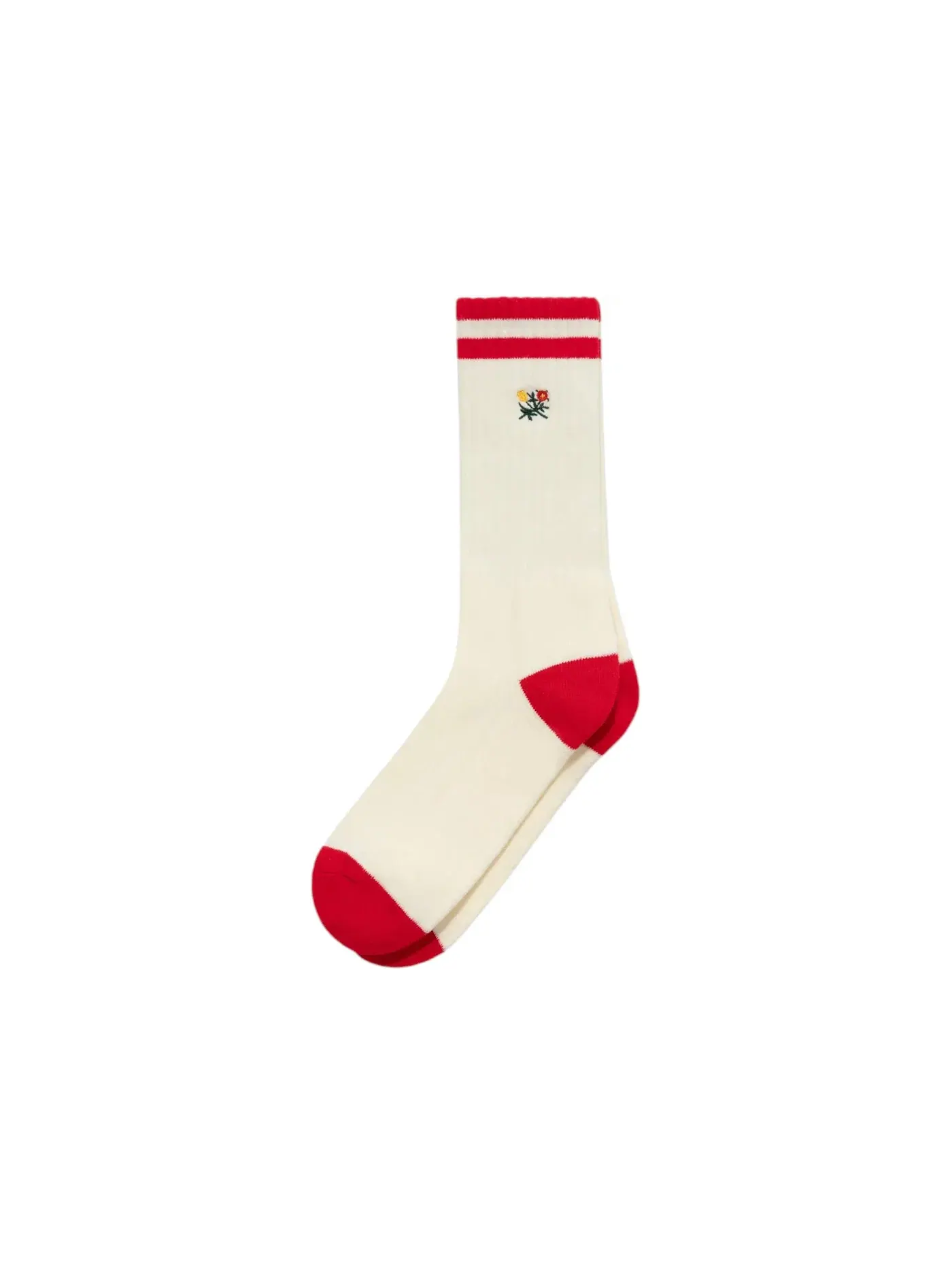 Мужские носки с принтом Sock Aime Leon Dore — изображение 1 из 1, кремовый/красный
