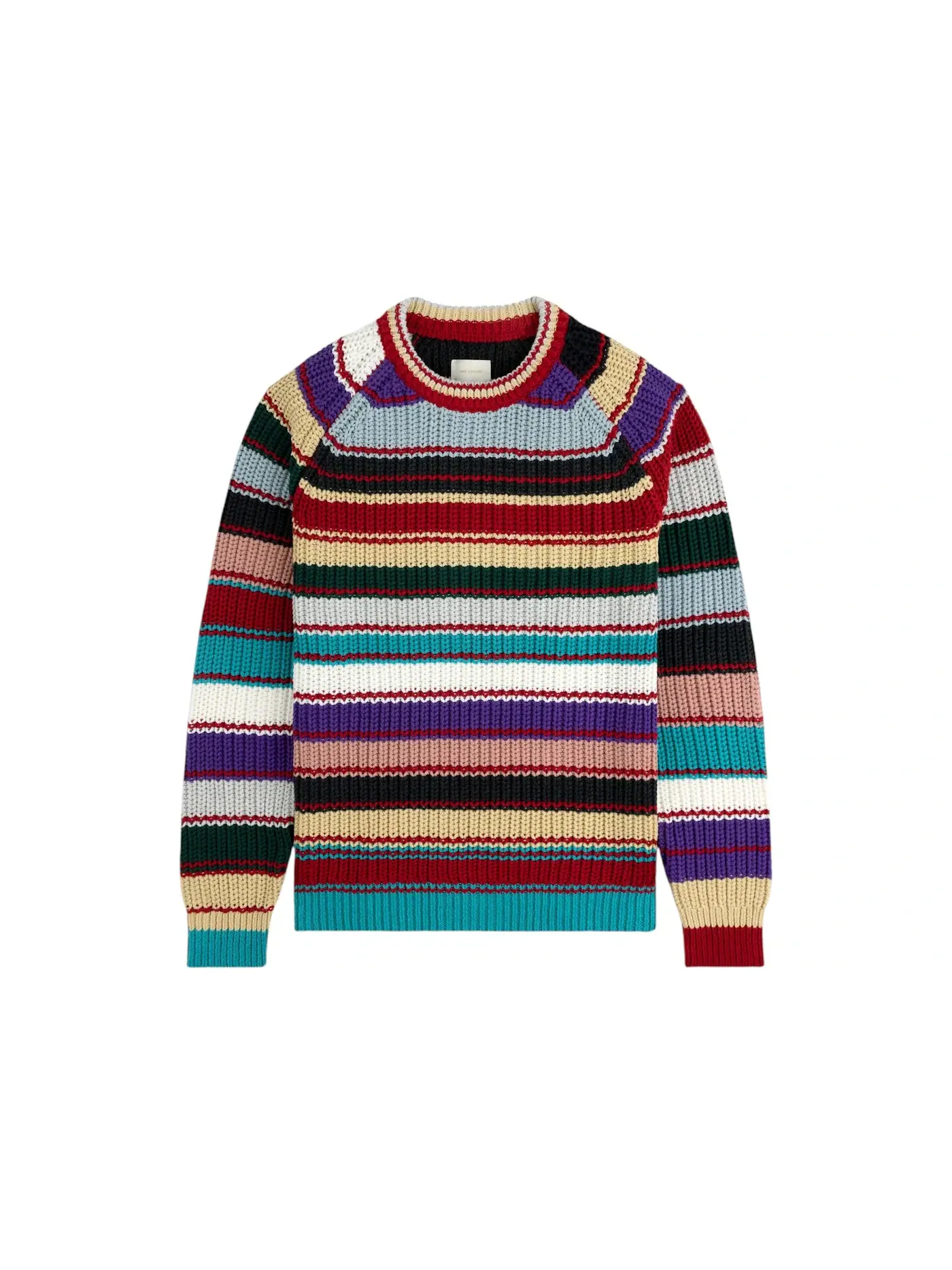 Мужской свитер с полосатым принтом Sweater Aime Leon Dore — изображение 1 из 1, мульти