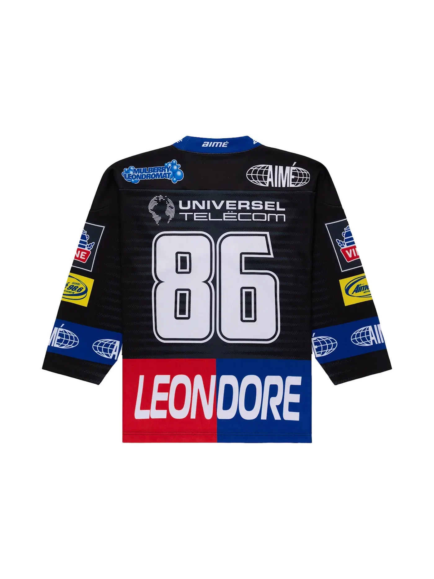 Мужская хоккейная джерси с принтом Jersey Aime Leon Dore — изображение 2 из 2, черный