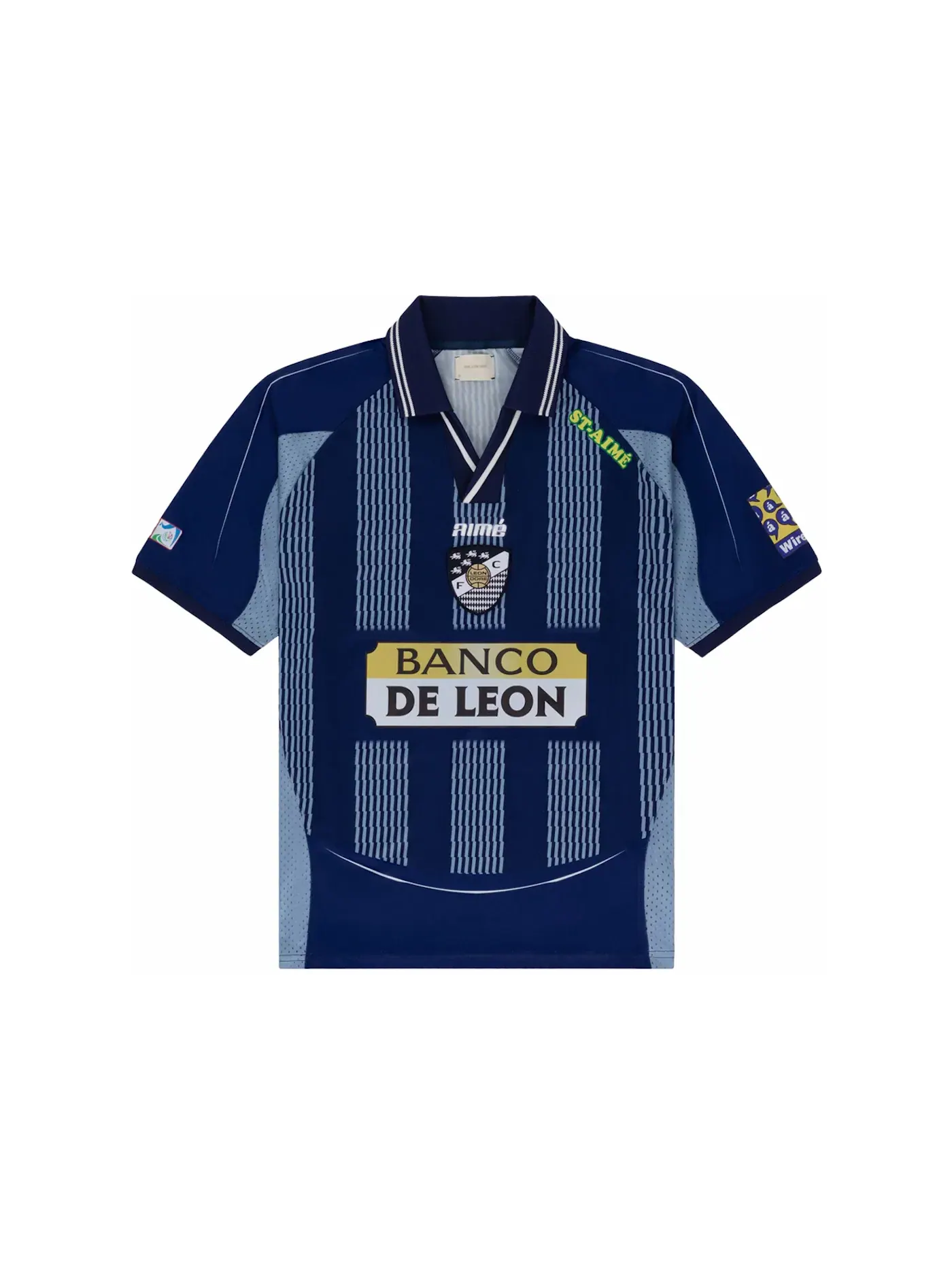 Мужская футболка с принтом Team Leon Soccer Jersey Aime Leon Dore — изображение 1 из 2, синий