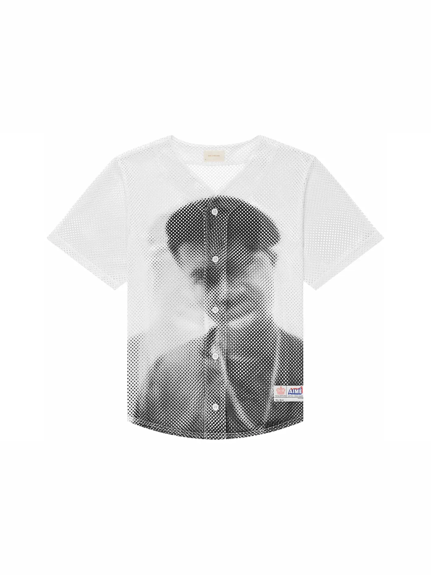 Мужская бейсбольная джерси из сетки The Genesis Mesh Baseball Jersey Aime Leon Dore — изображение 1 из 3, белый