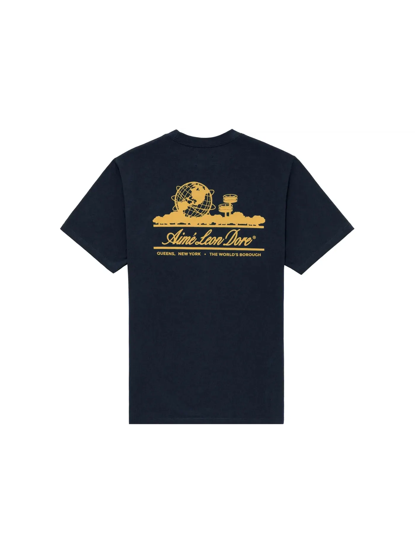 Мужская футболка с коротким рукавом Unisphere Tee Aime Leon Dore — изображение 1 из 2, темно-синий