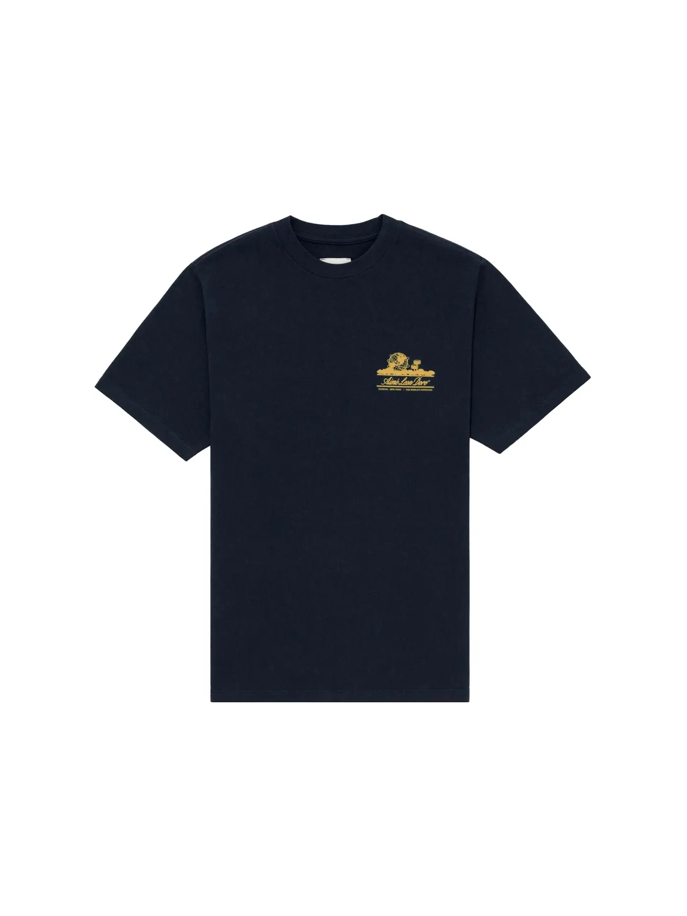 Мужская футболка с коротким рукавом Unisphere Tee Aime Leon Dore — изображение 2 из 2, темно-синий