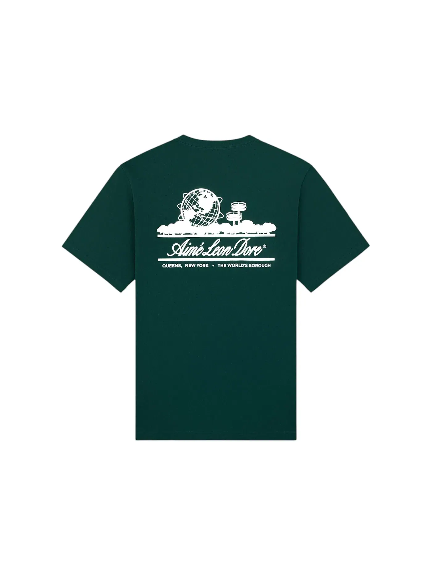 Мужская футболка с принтом Aime Leon Dore Unisphere Tee — изображение 1 из 1, зеленый