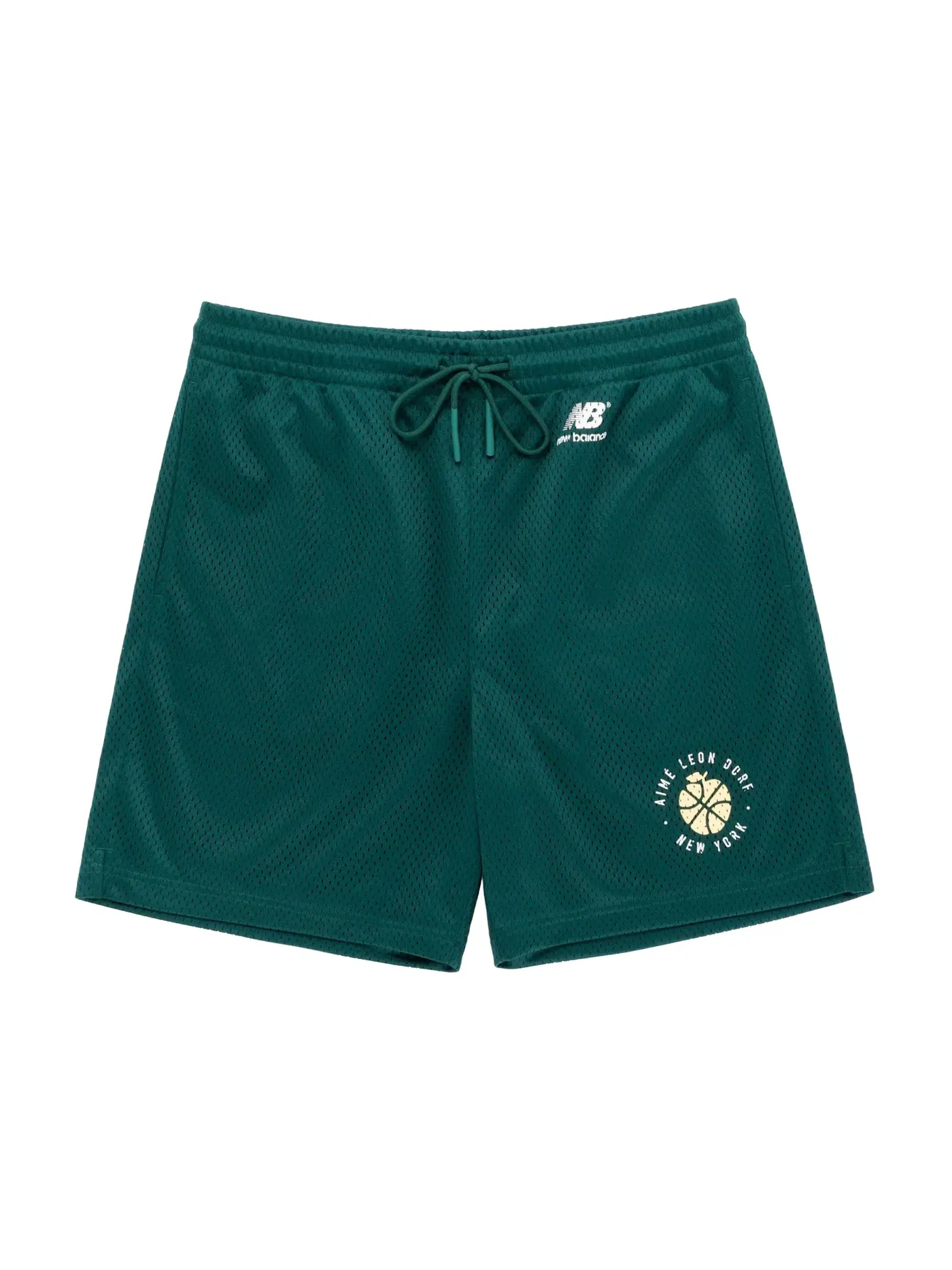 Мужские шорты спортивные Aime Leon Dore x New Balance Shorts — изображение 1 из 1, зеленый