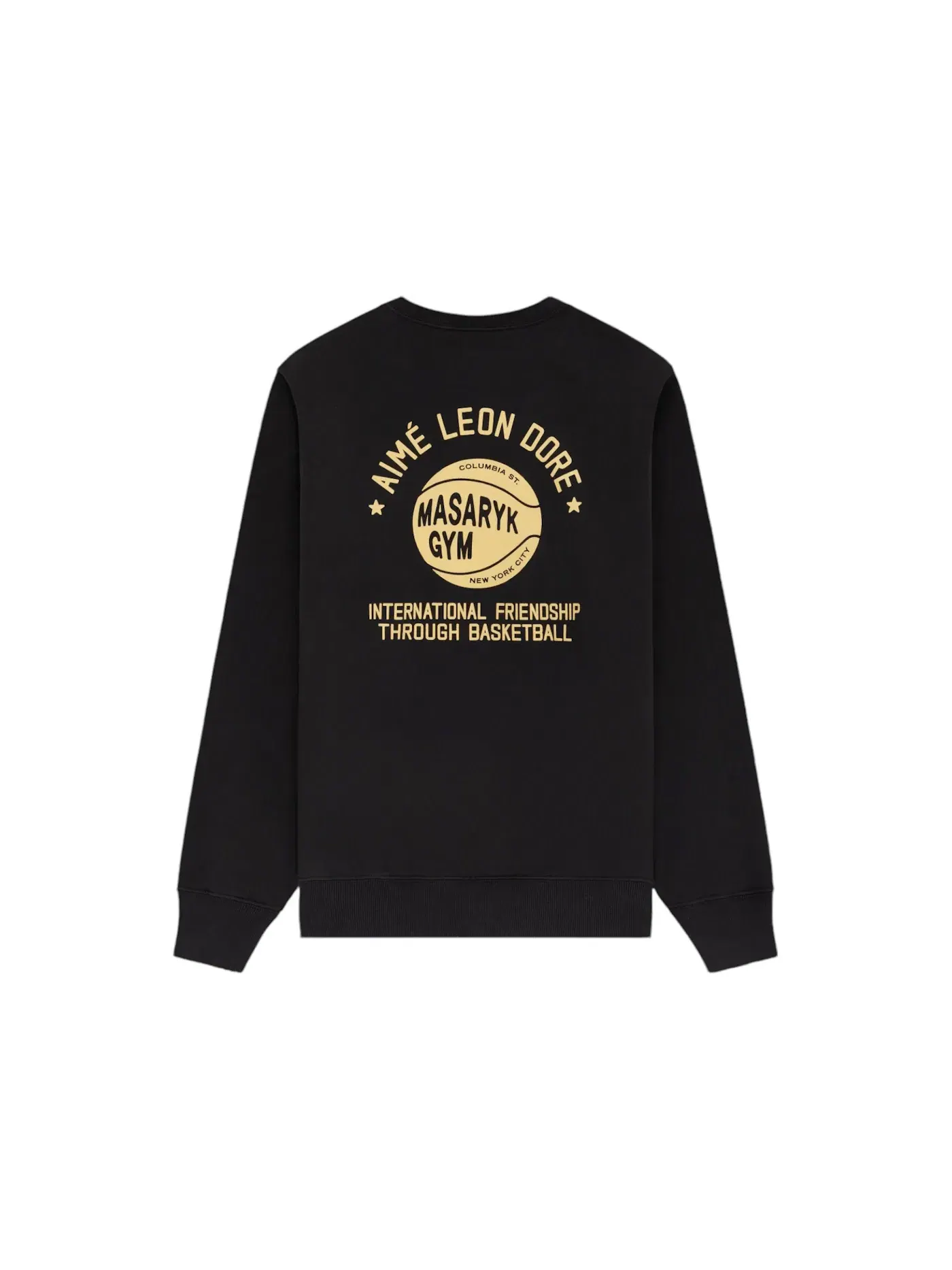 Мужской свитшот с принтом Aime Leon Dore x New Balance Sonny NY IFTB Crewneck — изображение 1 из 1, черный