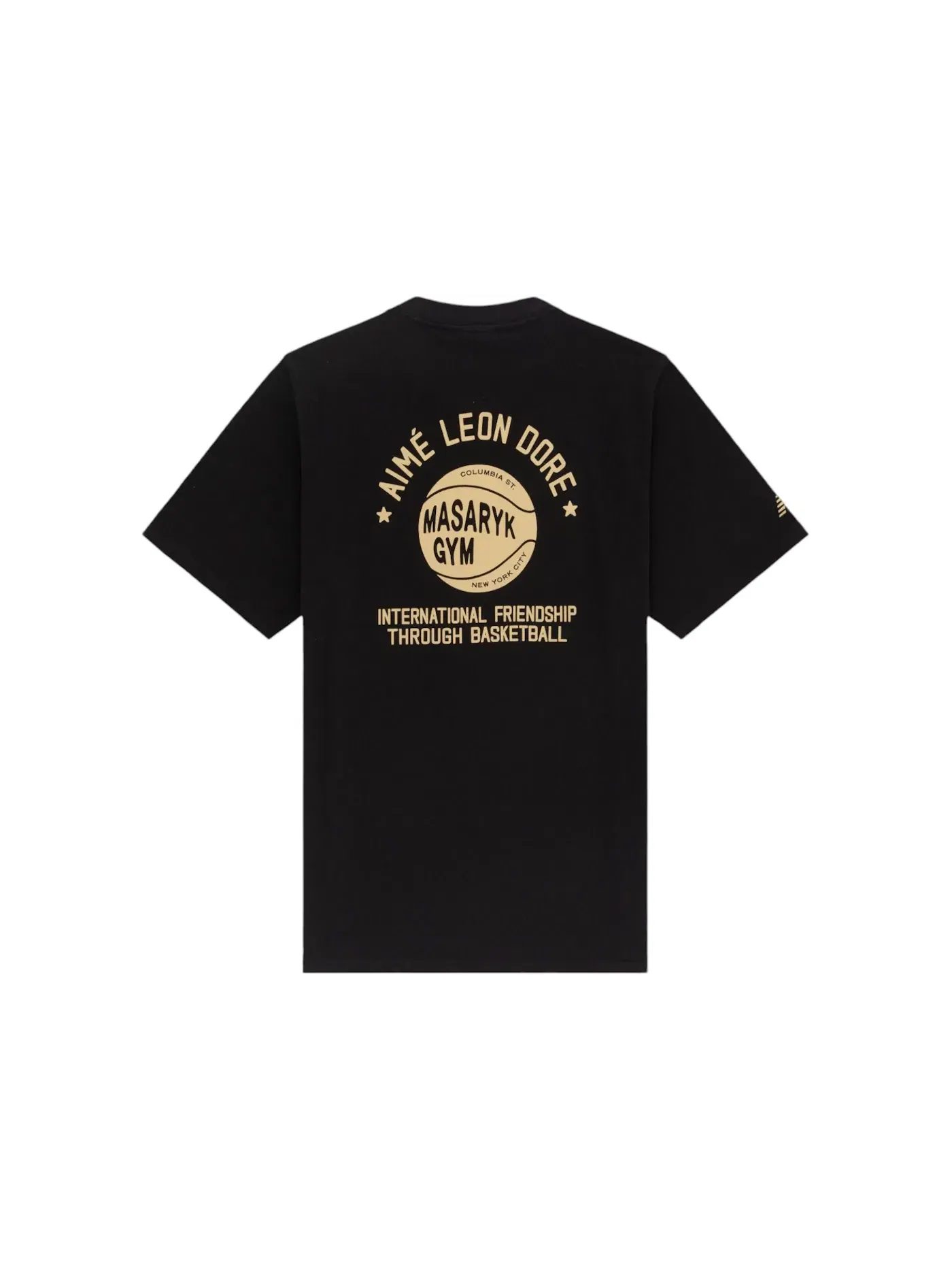 Мужская футболка с принтом Aime Leon Dore x New Balance Sonny NY IFTB Tee — изображение 1 из 1, черный