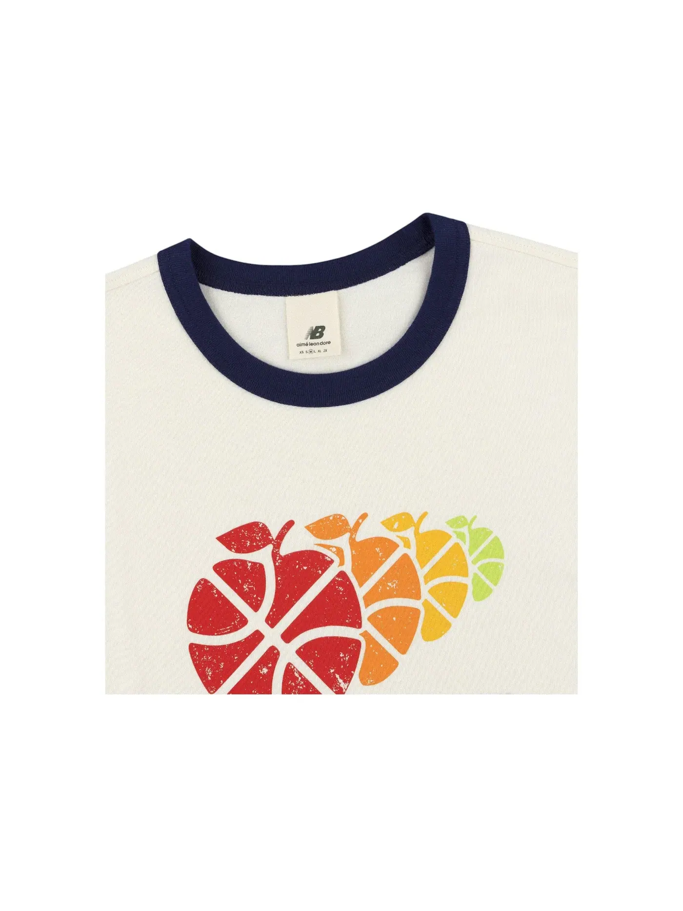Детская футболка с длинным рукавом Tee Aime Leon Dore — изображение 2 из 2, белый