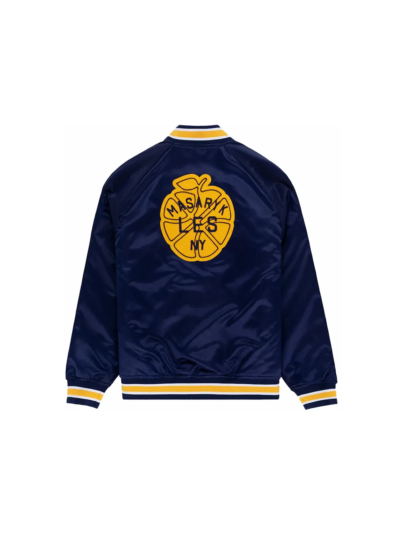 Мужская куртка из сатина с длинным рукавом Aime Leon Dore x New Balance Sonny NY Satin Team Jacket — изображение 2 из 2