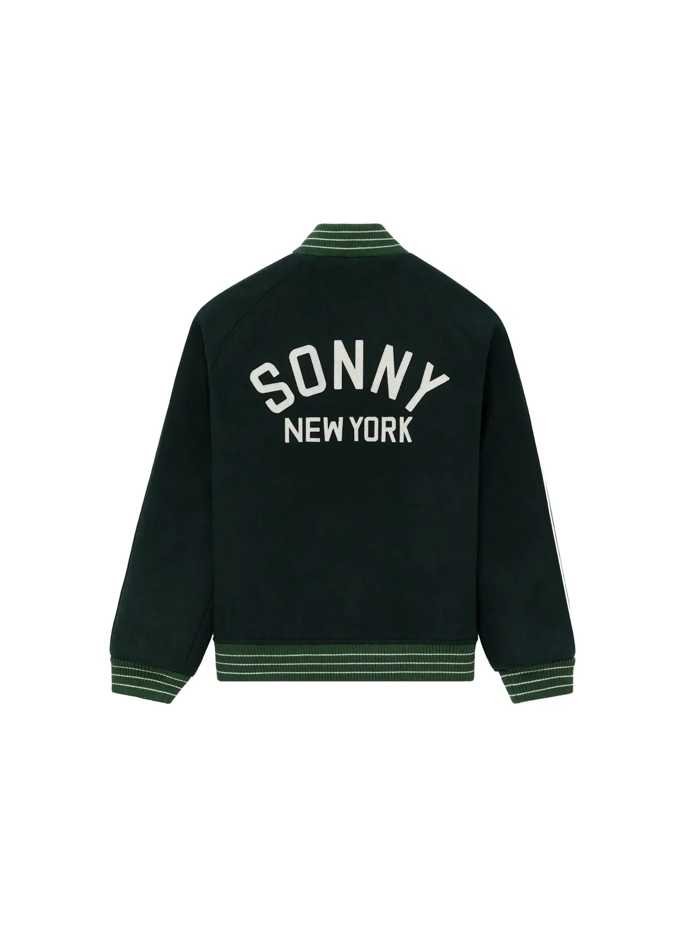 Мужская куртка-бомбер Aime Leon Dore x New Balance SONNY NY — изображение 2 из 2, зеленый