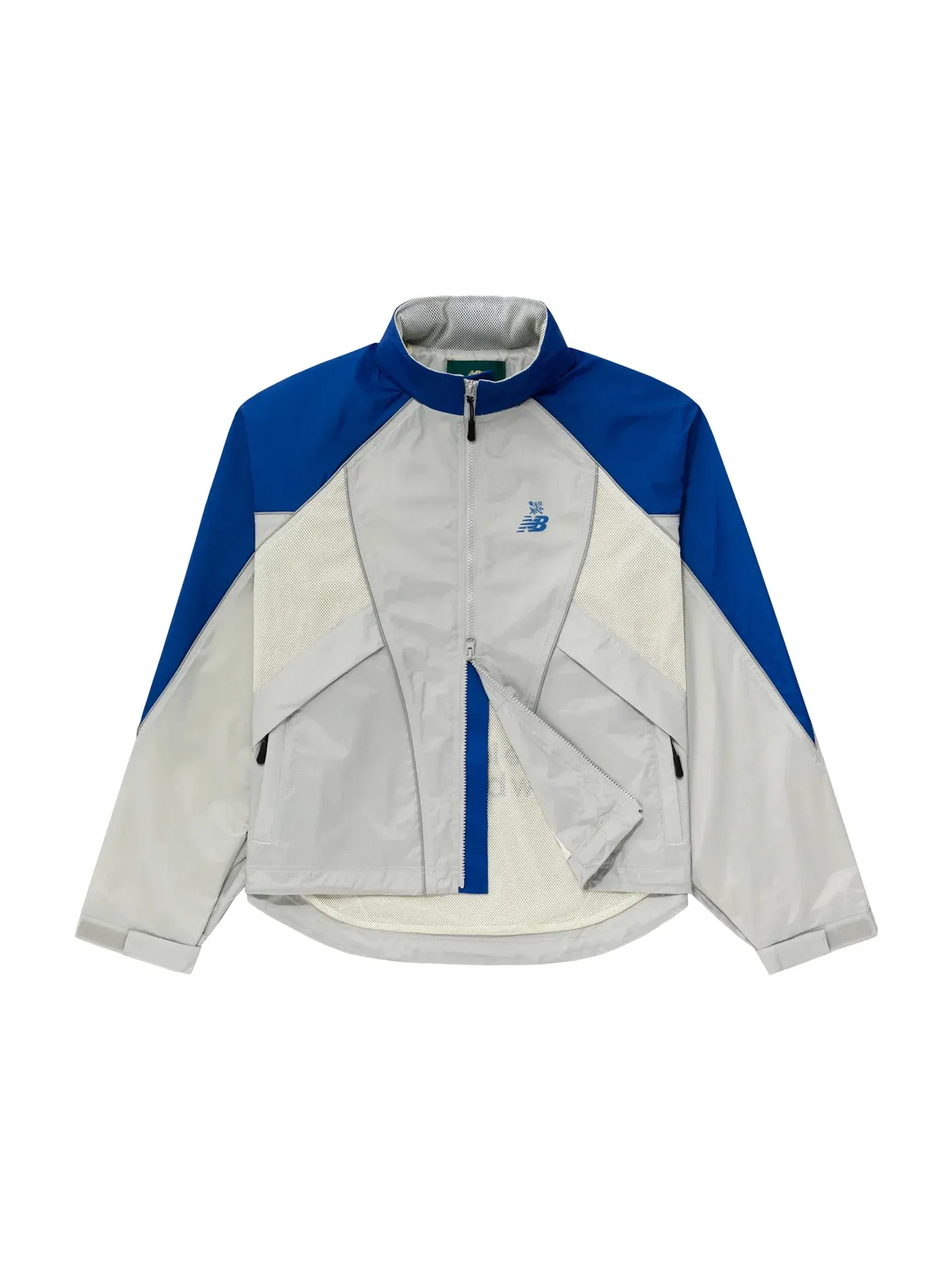 Мужская куртка с принтом Jacket Aime Leon Dore — изображение 2 из 2, серый/синий