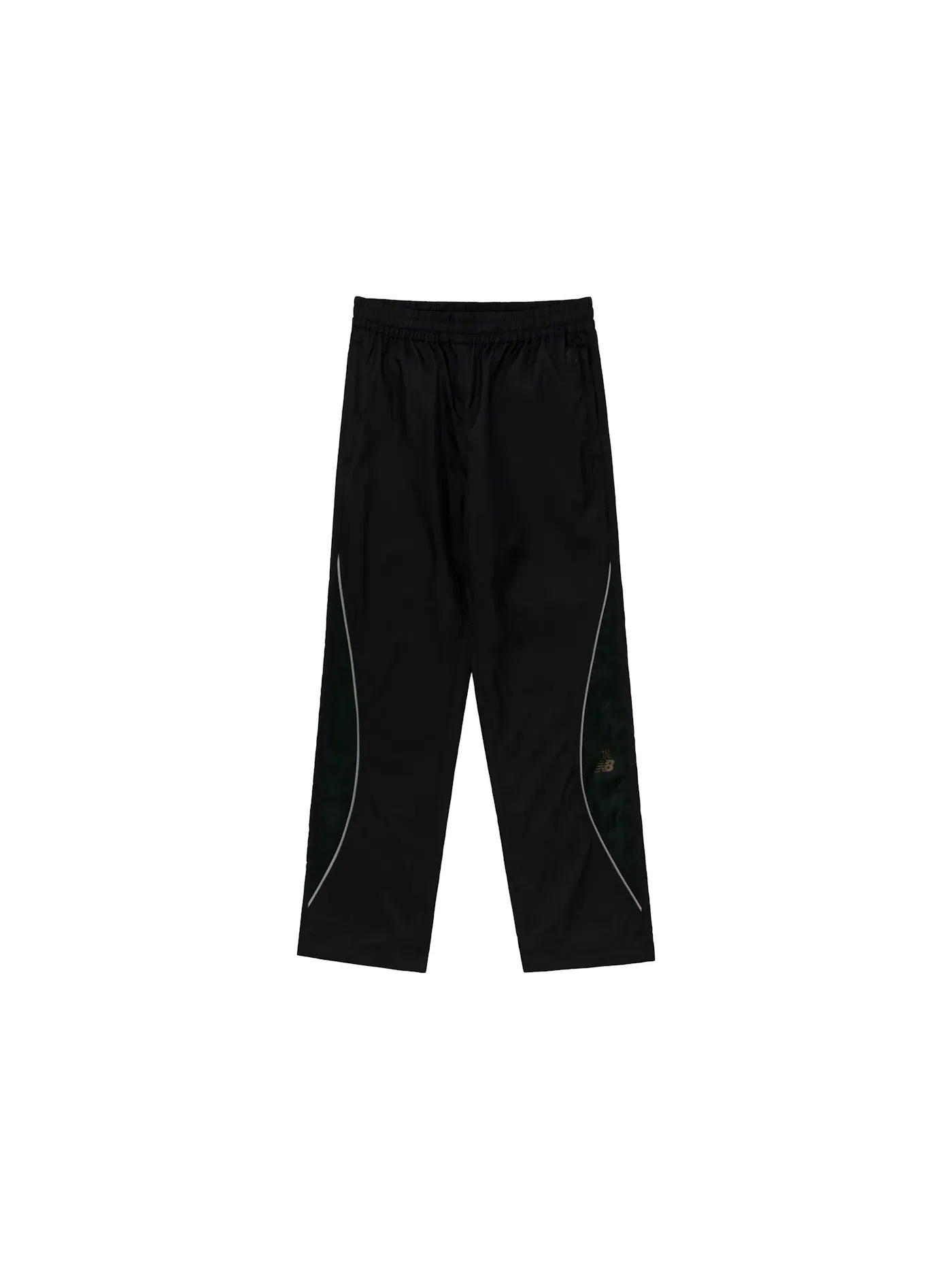 Мужские штаны с принтом Aime Leon Dore x New Balance Track Pant — изображение 1 из 2, черный/зеленый