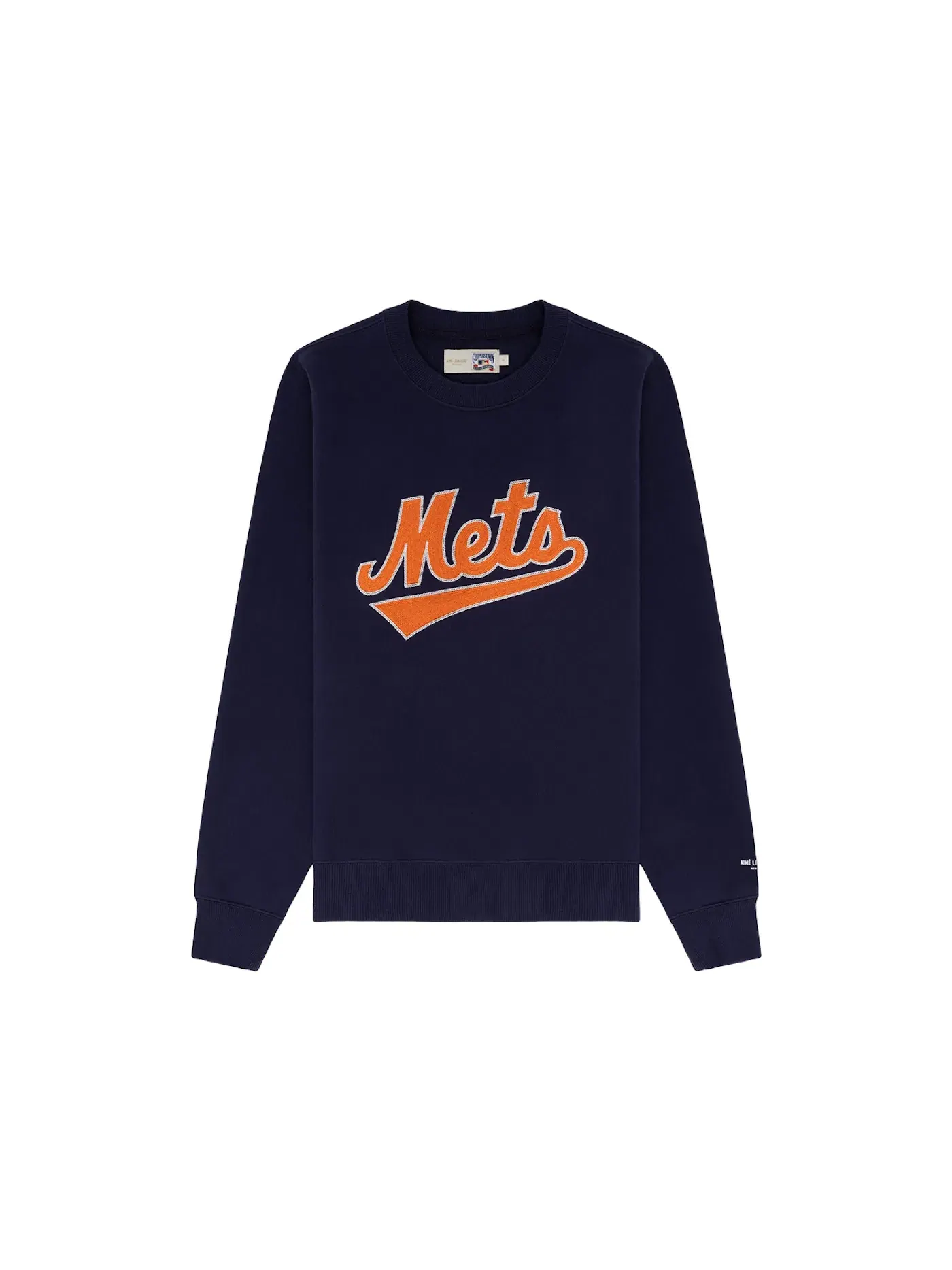 Мужской свитшот с вышивкой Aime Leon Dore x New York Mets — изображение 1 из 2, темно-синий