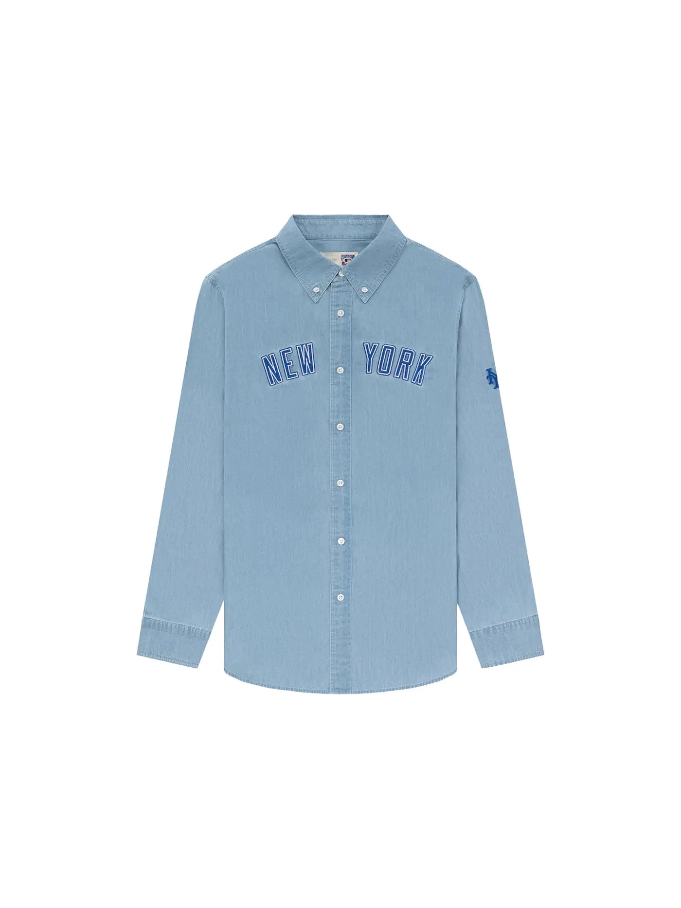 Мужская рубашка джинсовая модель Shirt Aime Leon Dore — изображение 1 из 2, светлая стирка