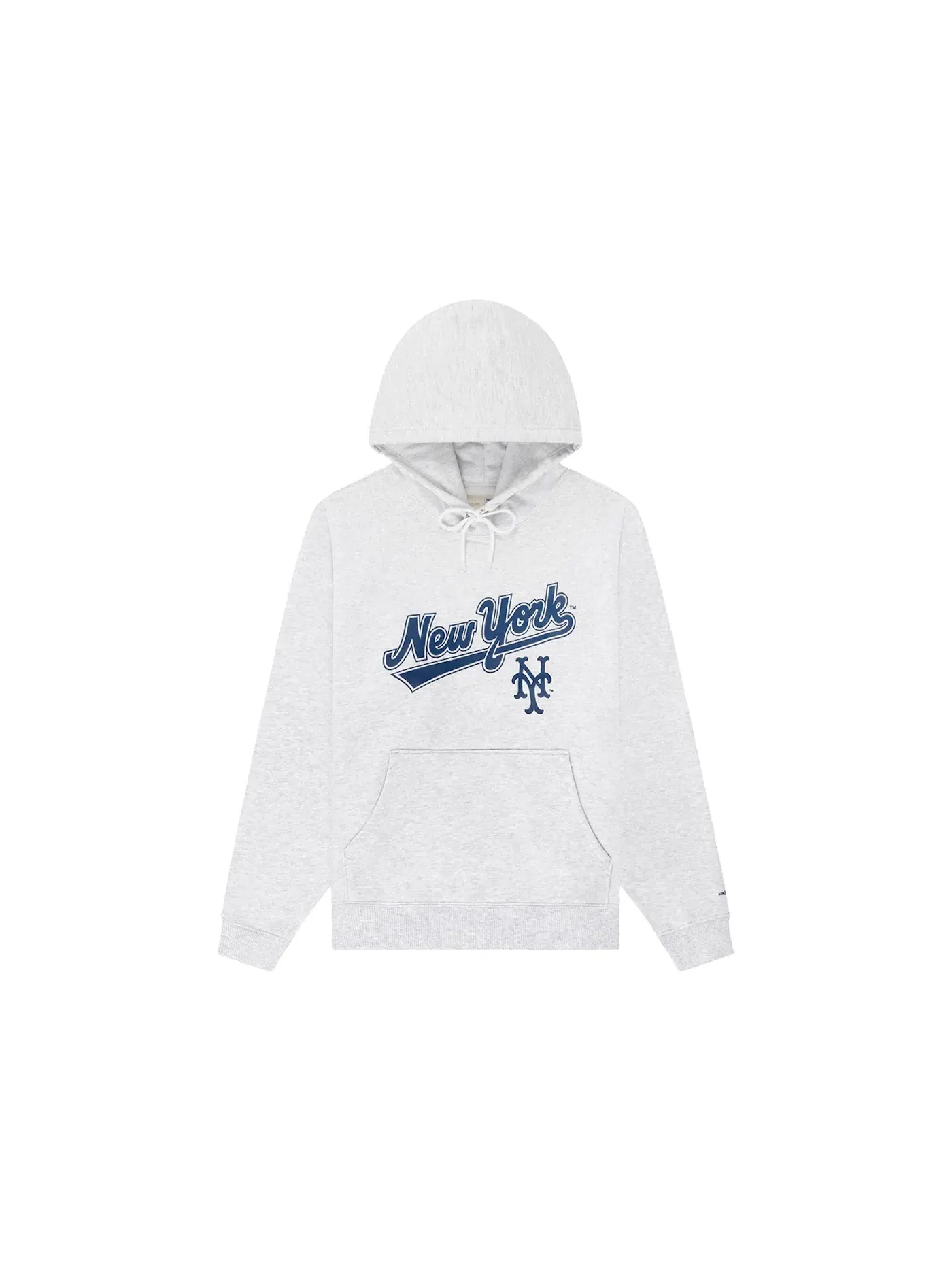 Мужская худи с принтом Aime Leon Dore x New York Mets Logo — изображение 1 из 2, серый